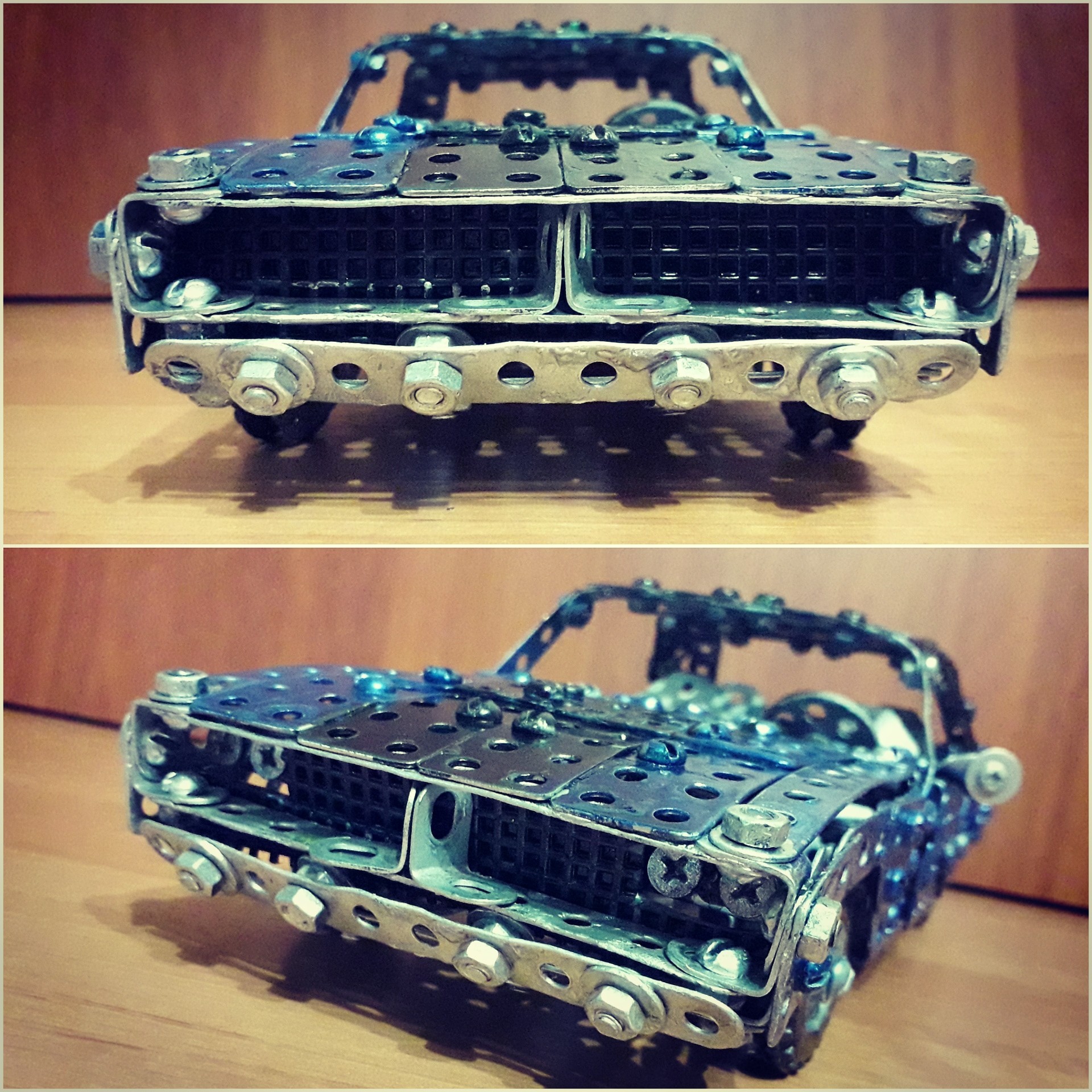 Dodge Charger 1969 from a metal construction set - My, Dodge, Muscle car, Modeling, Scale model, With your own hands, Homemade, Retro car, Car