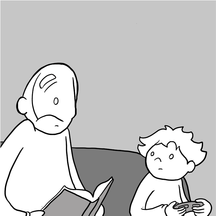 And it would have come to me from my dad - Comics, Lunarbaboon, Parents and children, Translated by myself, Longpost