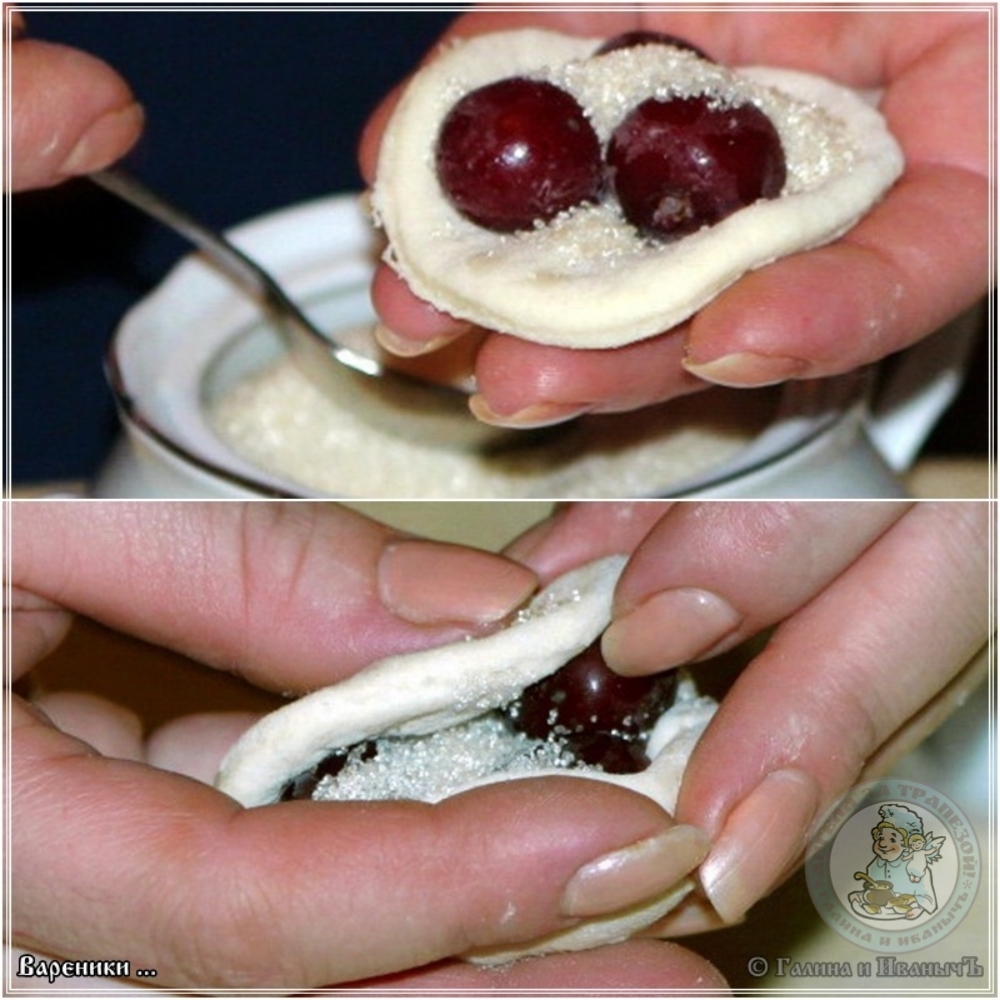 Dumplings with potatoes and cherries - My, Vareniki, Sweet dumplings, Delicious dumplings, Longpost