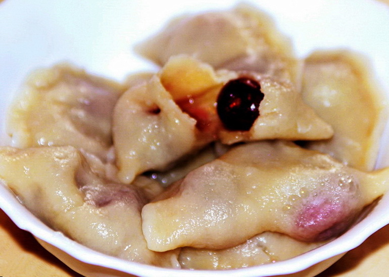 Dumplings with potatoes and cherries - My, Vareniki, Sweet dumplings, Delicious dumplings, Longpost