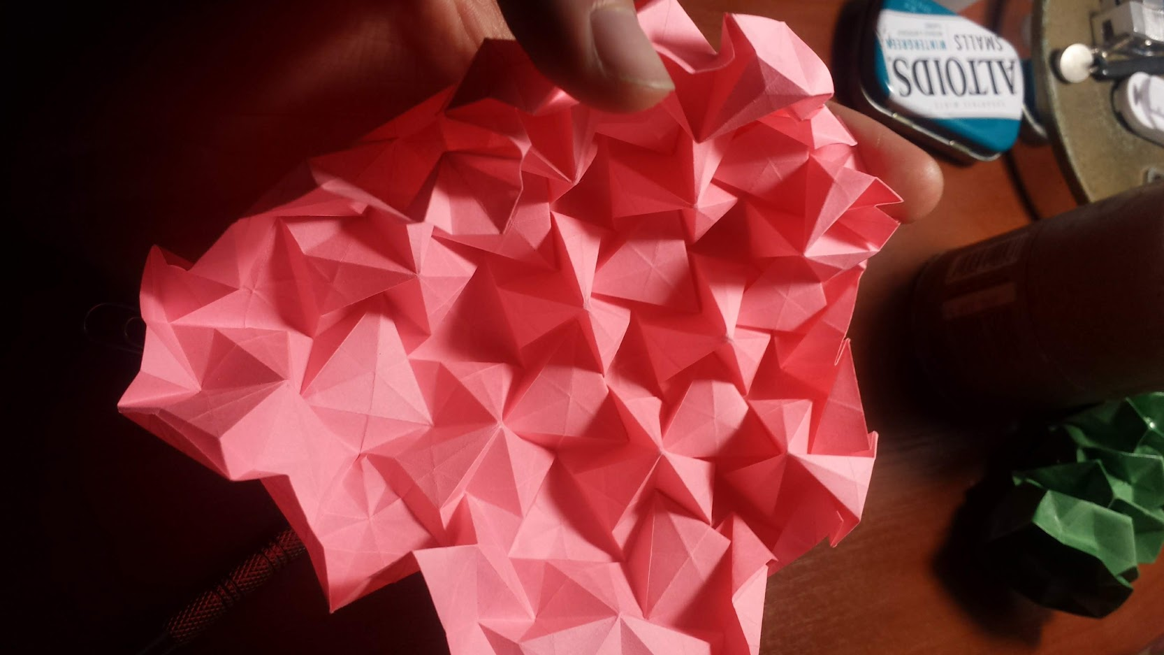 Origami assembly process - My, Origami, Needlework with process, Paper, Design, Patterns, Art, Geometry, Longpost