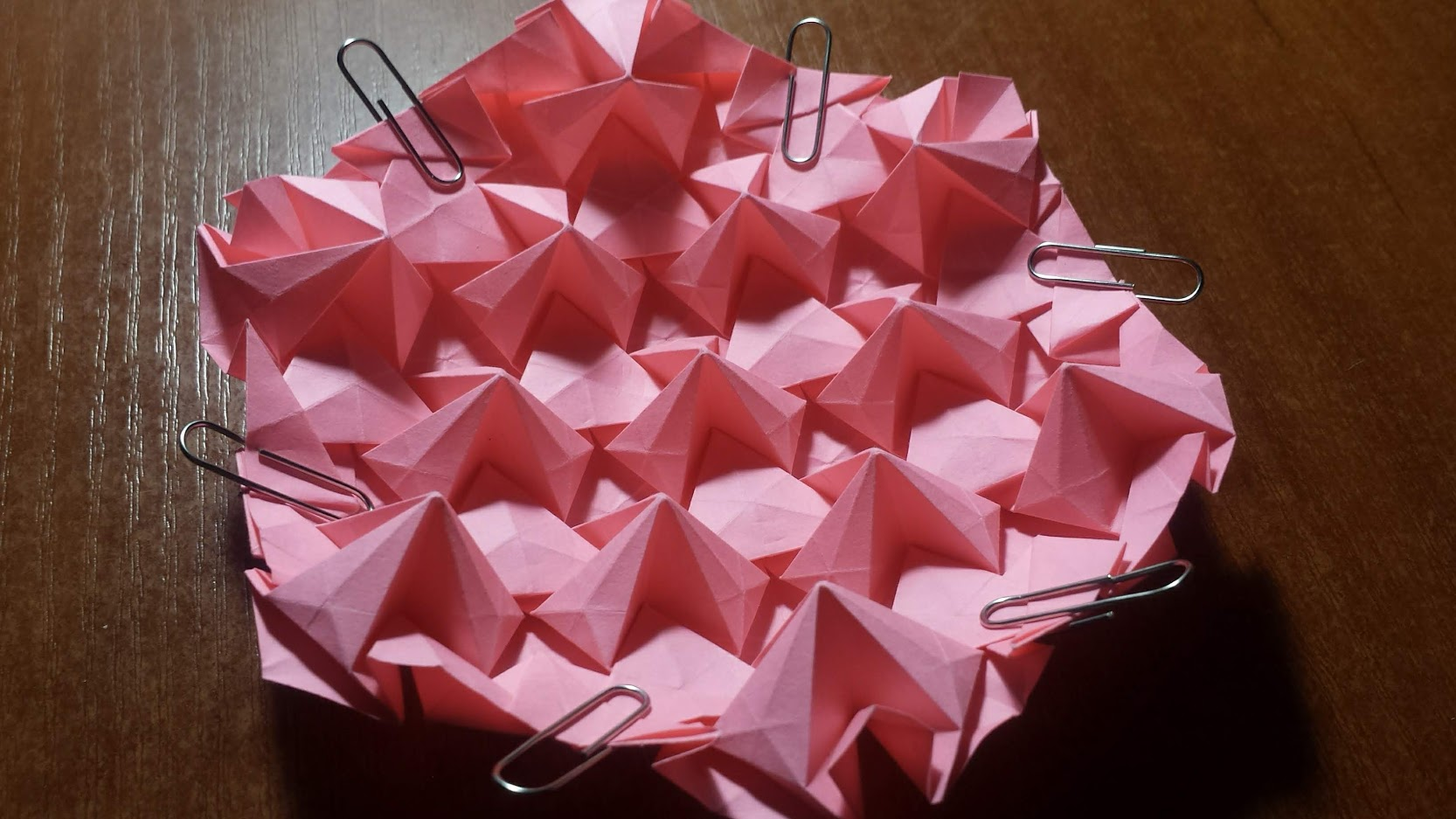 Origami assembly process - My, Origami, Needlework with process, Paper, Design, Patterns, Art, Geometry, Longpost