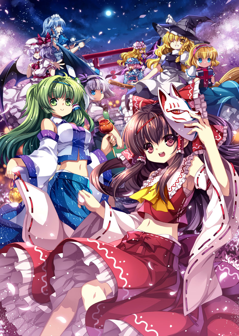 Capura.L - Capural, Anime art, Longpost, Touhou, Mahou Shoujo Madoka Magica, Anime