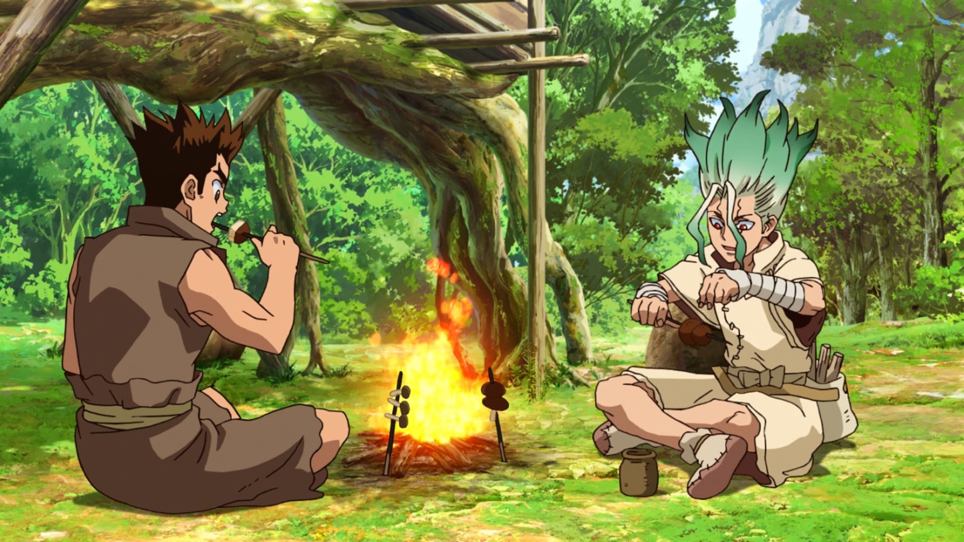 Dr. Stone / Doctor Stone - My, Anime, Overview, Longpost, Spoiler, Stone