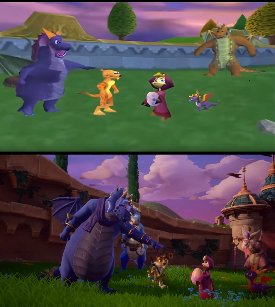 Spyro 1998 vs 2019 - Spyro, Spyro Reignited Trilogy, Games, Playstation, Longpost