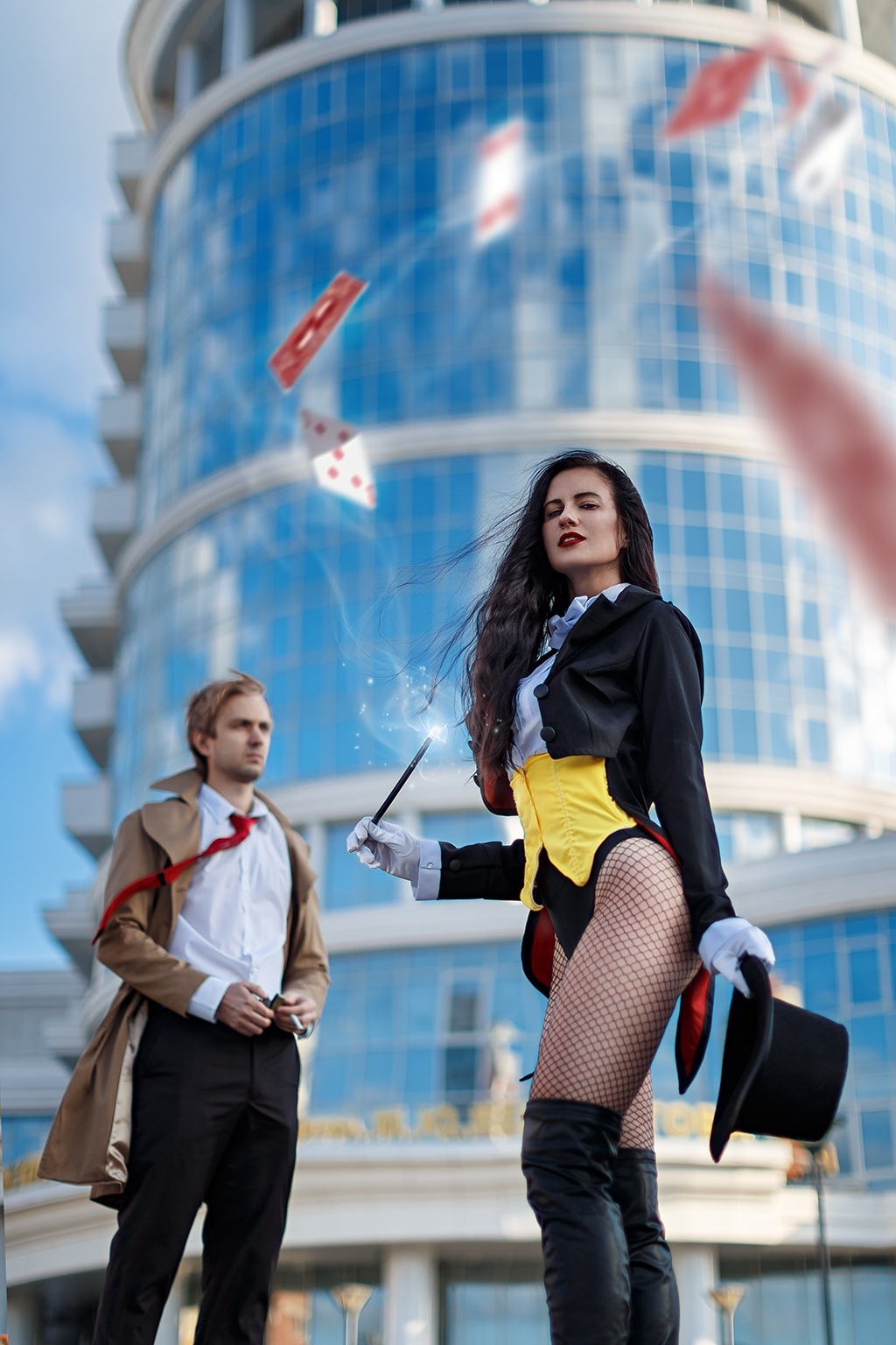 Zatanna Zatara & John Constantine Cosplay - Моё, DC, DC Comics, Косплей, Затанна Затара, Hellblazer