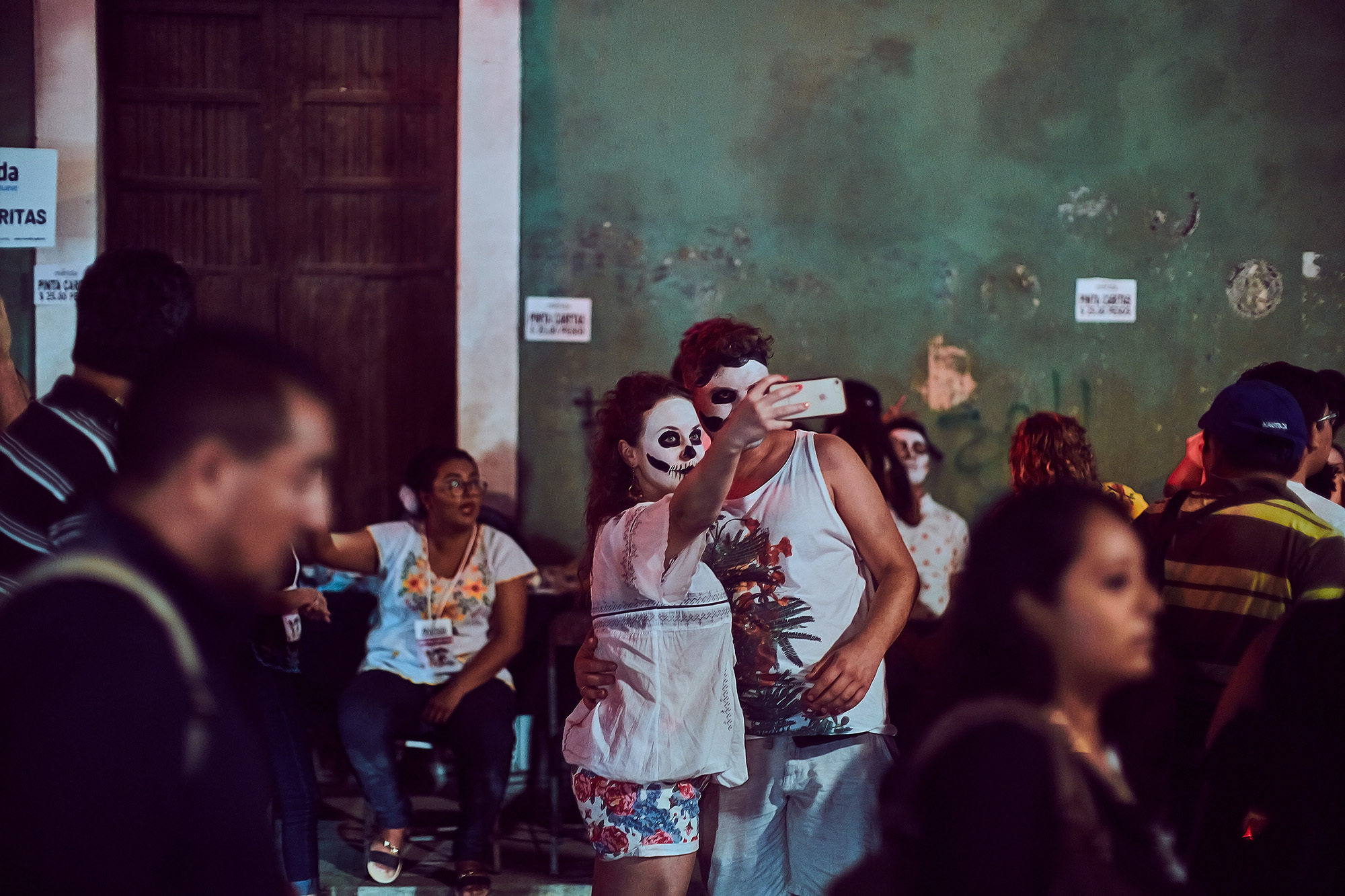 Day of the Dead in Mexico - My, Mexico, Central America, The photo, Night, The day of the Dead, Longpost