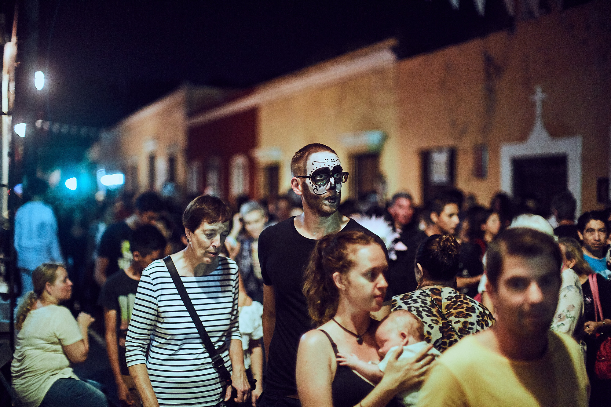 Day of the Dead in Mexico - My, Mexico, Central America, The photo, Night, The day of the Dead, Longpost