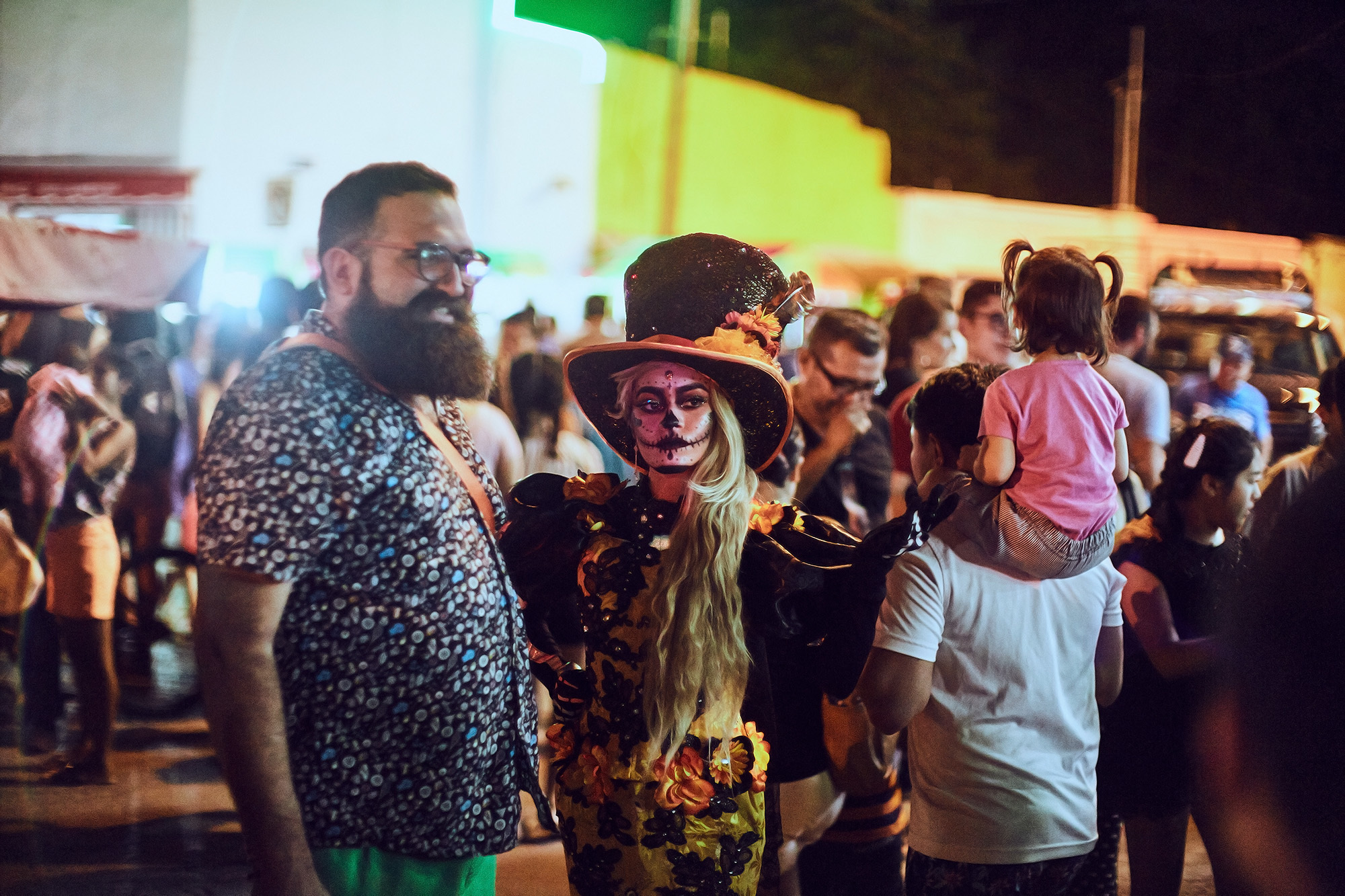 Day of the Dead in Mexico - My, Mexico, Central America, The photo, Night, The day of the Dead, Longpost