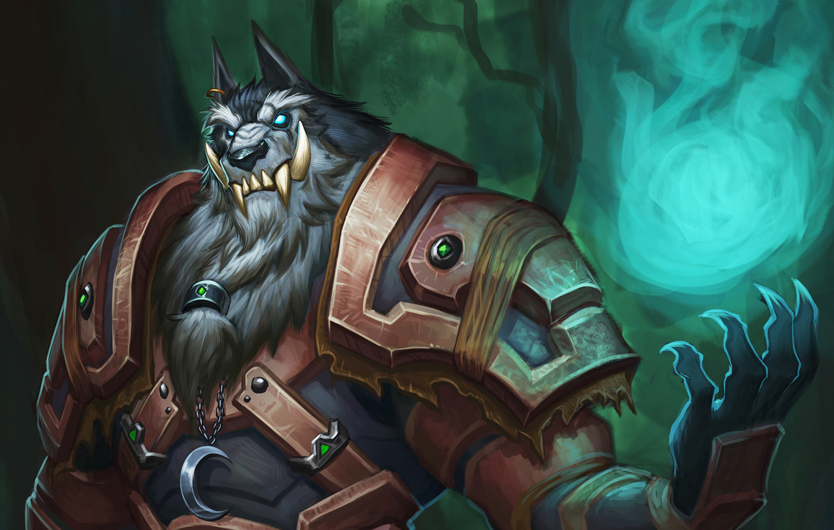 Briefly about worgen. From wild mobs to playable races - My, Longpost, Bayun's Behavior, World of warcraft, Worgen, Raymond Swanland, Peter Lee, Peetcooper, Glennraneart