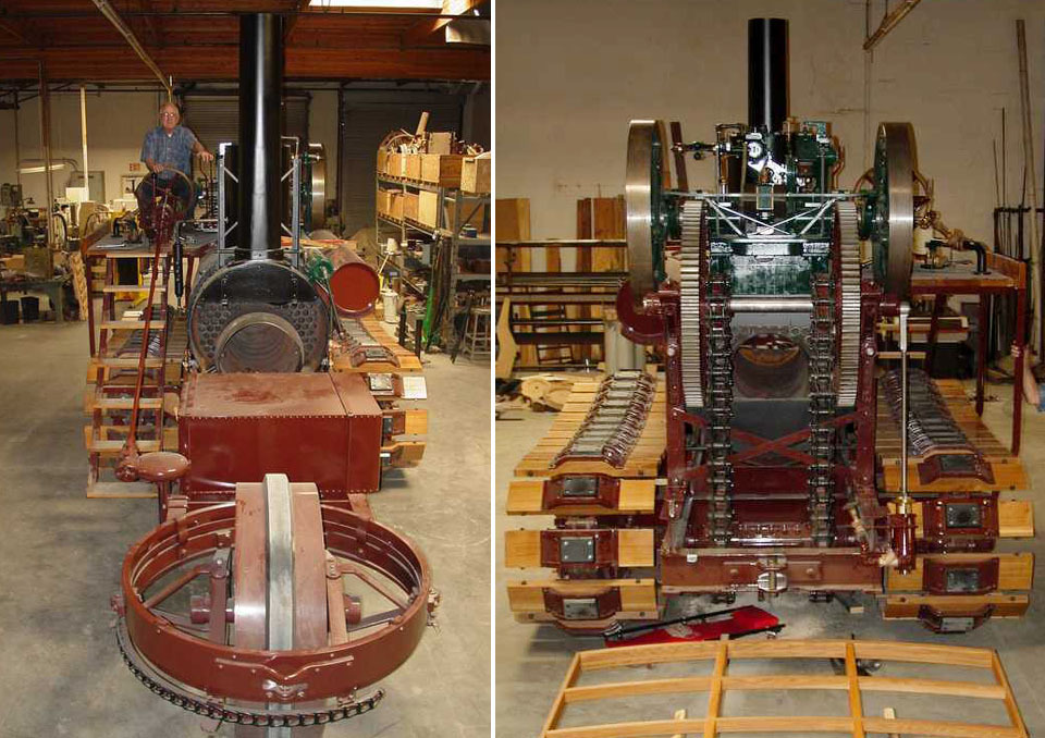 Real steampunk. Crawler steam locomotive. - Locomotive, Tractor, Longpost, Technics, Transport