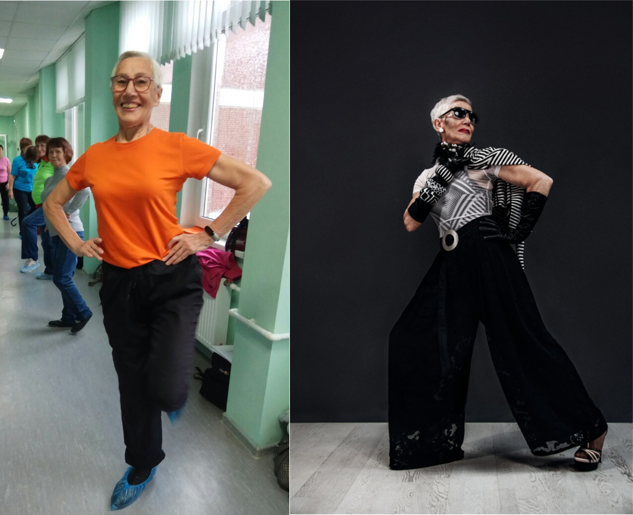 Not grandparents, but models! - My, Charity, Creative, PHOTOSESSION, Grandmother, Models, Transformation, Longpost