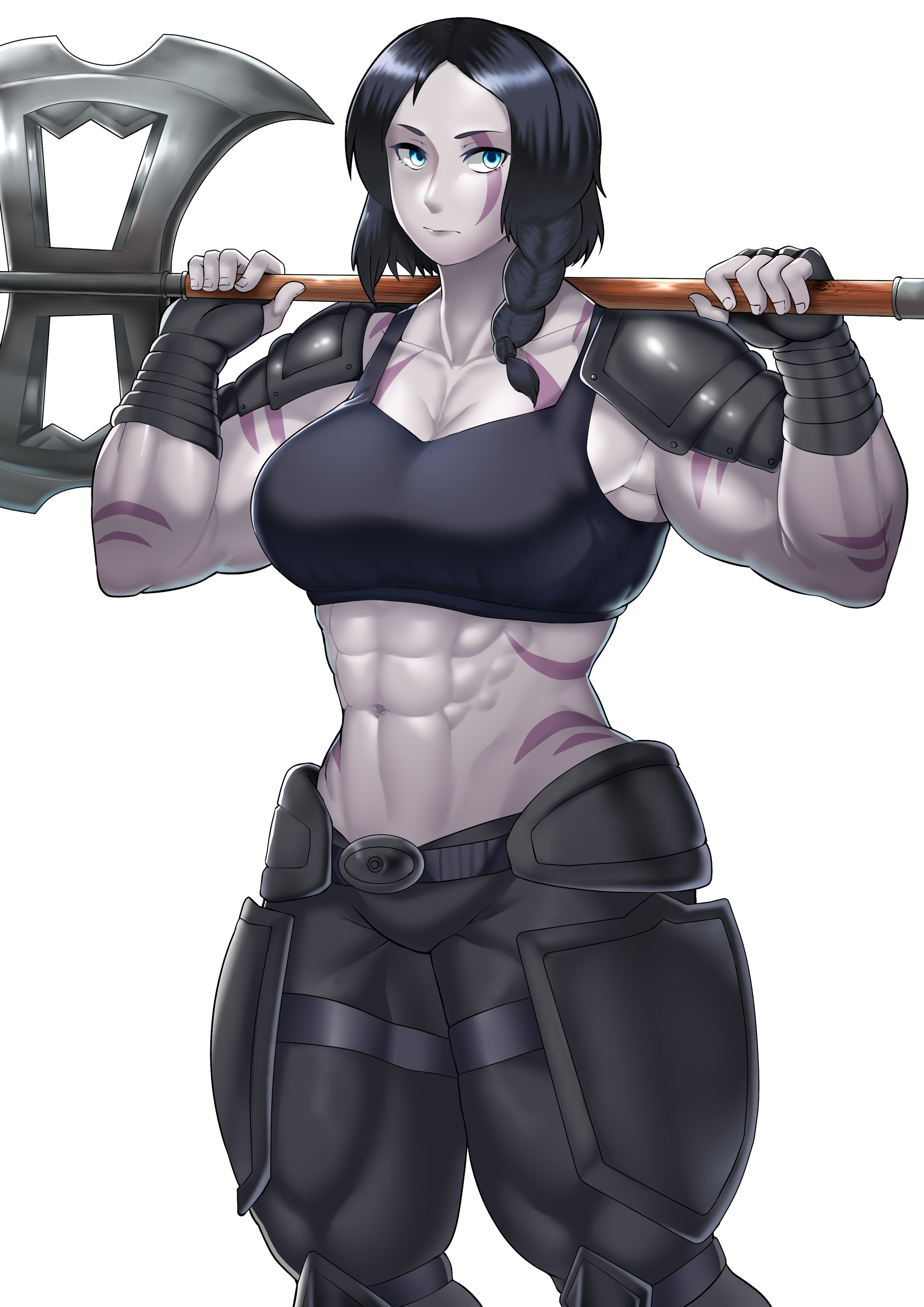 Hilde DeVaro - Blaccbear, Strong girl, Sleep-Sleep, Art, Warrior, Girls, Fantasy