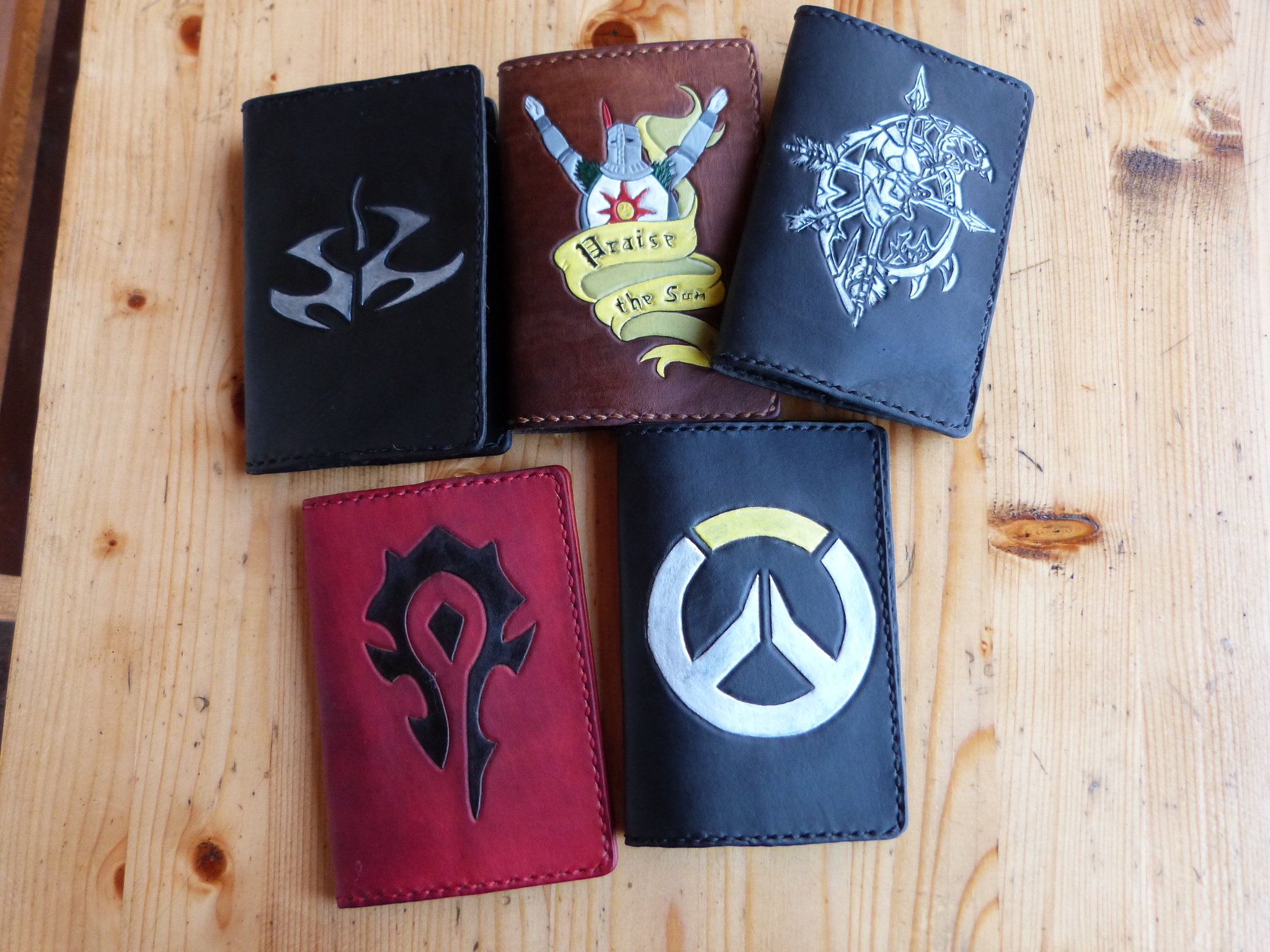 Several passport covers - My, Overwatch, Hitman, World of warcraft, Praise the sun, Needlework without process, Cover, Longpost