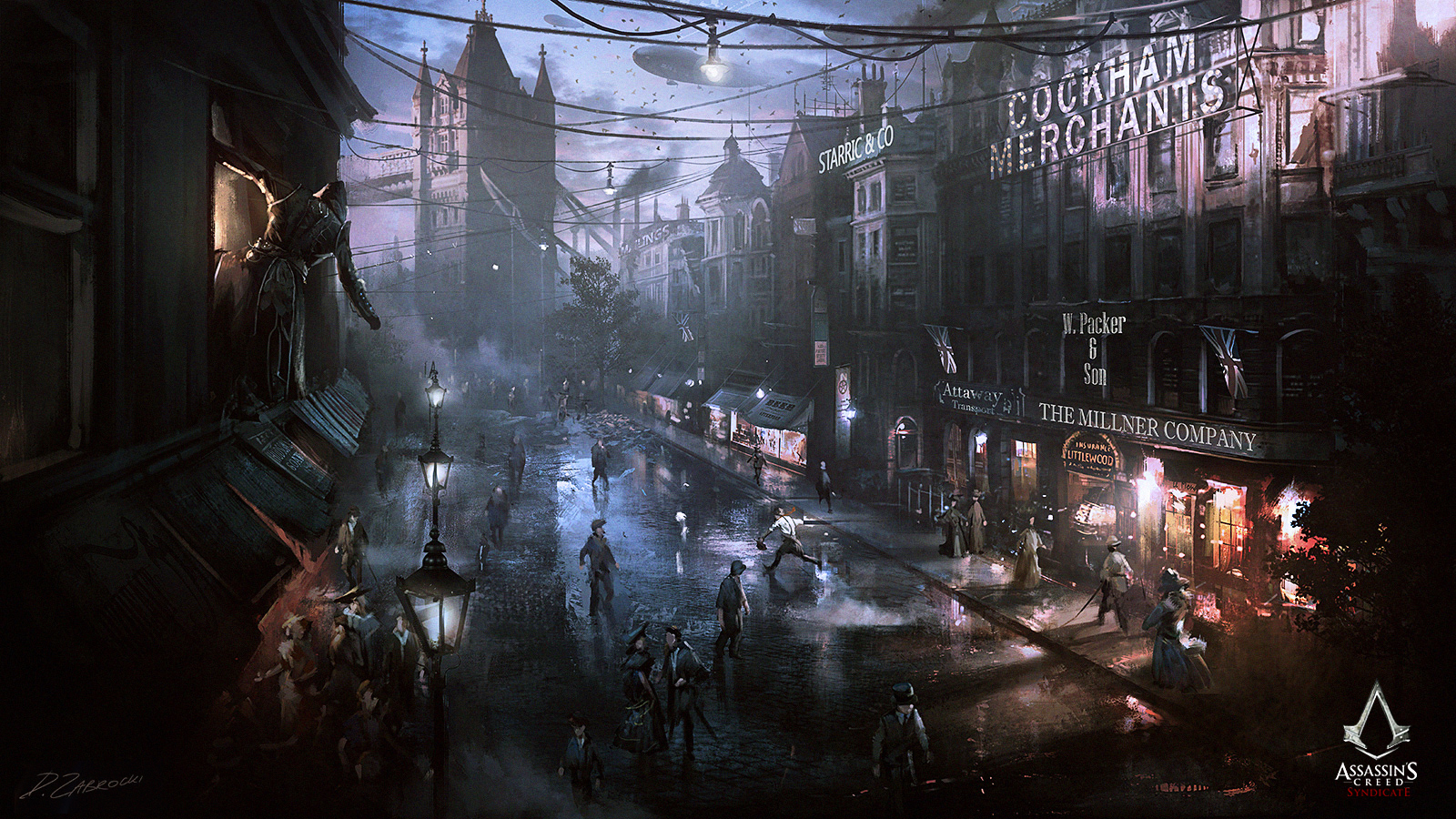 Concept art for the game Assassin's Creed Syndicate - Assassins creed, Concept Art, Computer games, Deviantart, Longpost, Darek Zabrocki