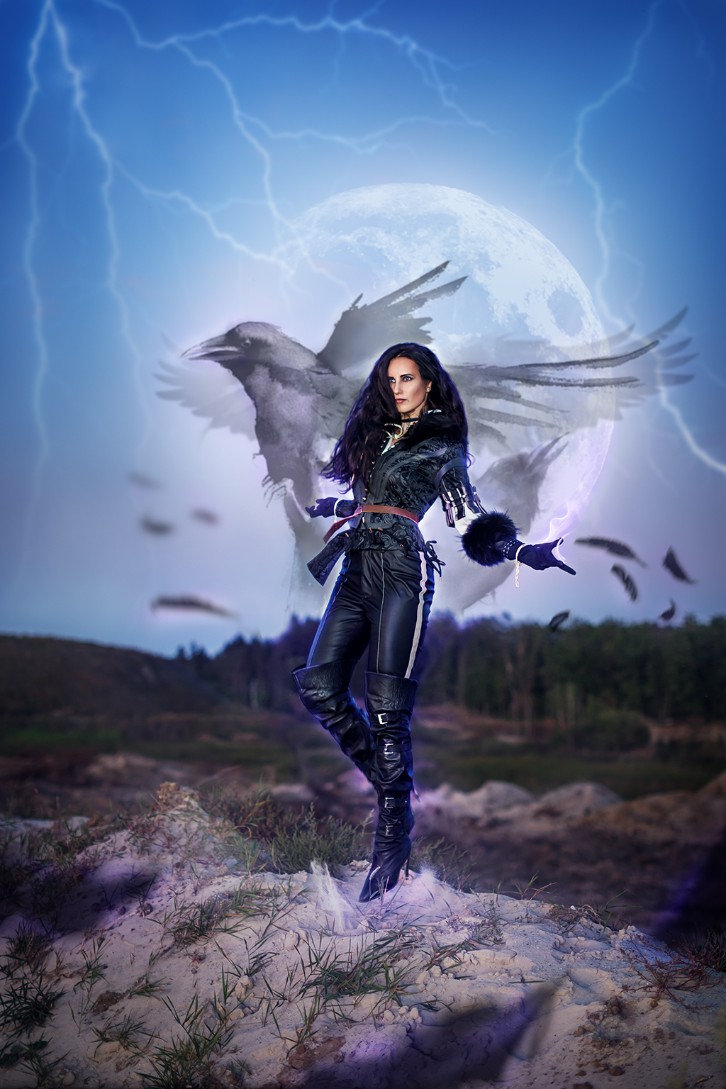 Yennefer of Vengerberg Cosplay Art - My, Witcher, The Witcher 3: Wild Hunt, Yennefer, Russian cosplay, Cosplay, Art, Longpost