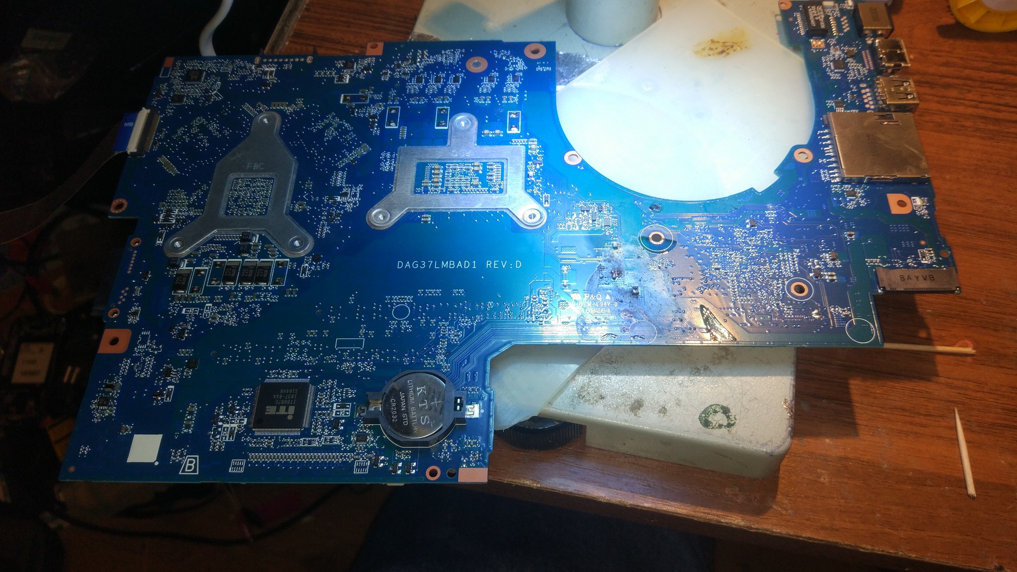 Water in the laptop or how new holes are created. - My, Laptop Repair, Repair of equipment, Longpost