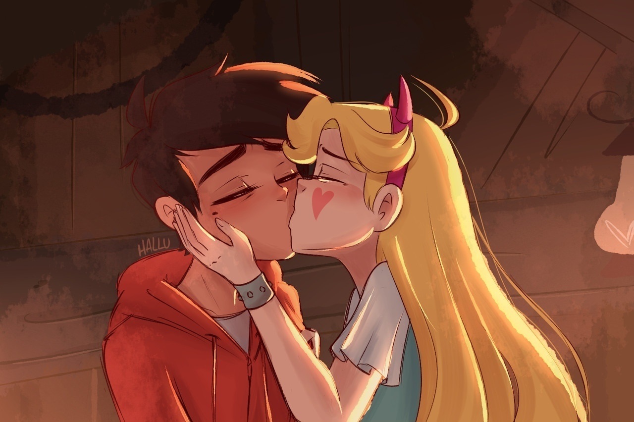 Star vs the forces of evil kiss