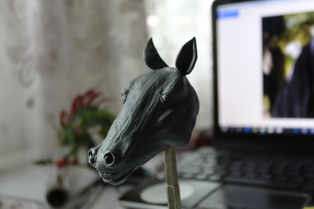 The beginning of the way - My, Polymer clay, Needlework with process, Progress, Лепка, Horses, Longpost