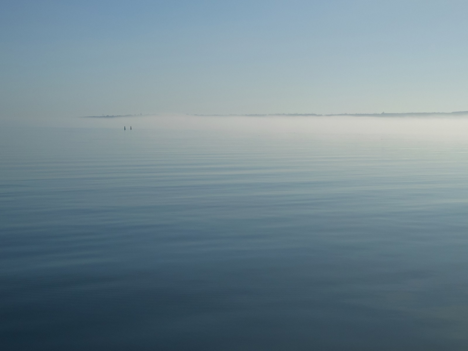 November 8. Embankment - My, The photo, Crimea, Kerch, Sea, Fog, Longpost