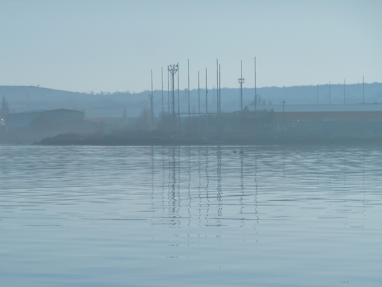 November 8. Embankment - My, The photo, Crimea, Kerch, Sea, Fog, Longpost