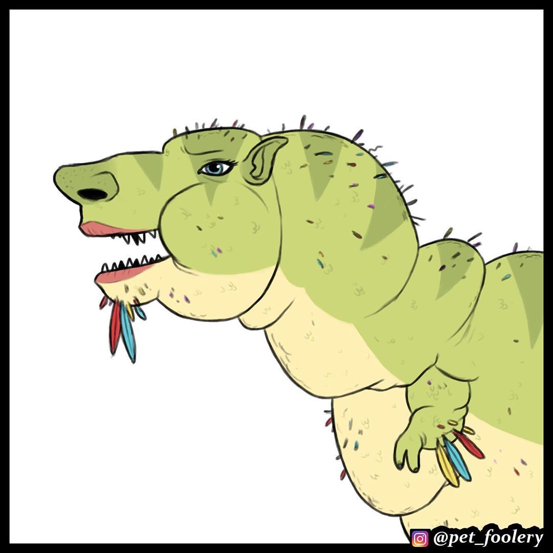 What dinosaurs really looked like - Pet foolery, Comics, Dinosaurs, Humor, Longpost