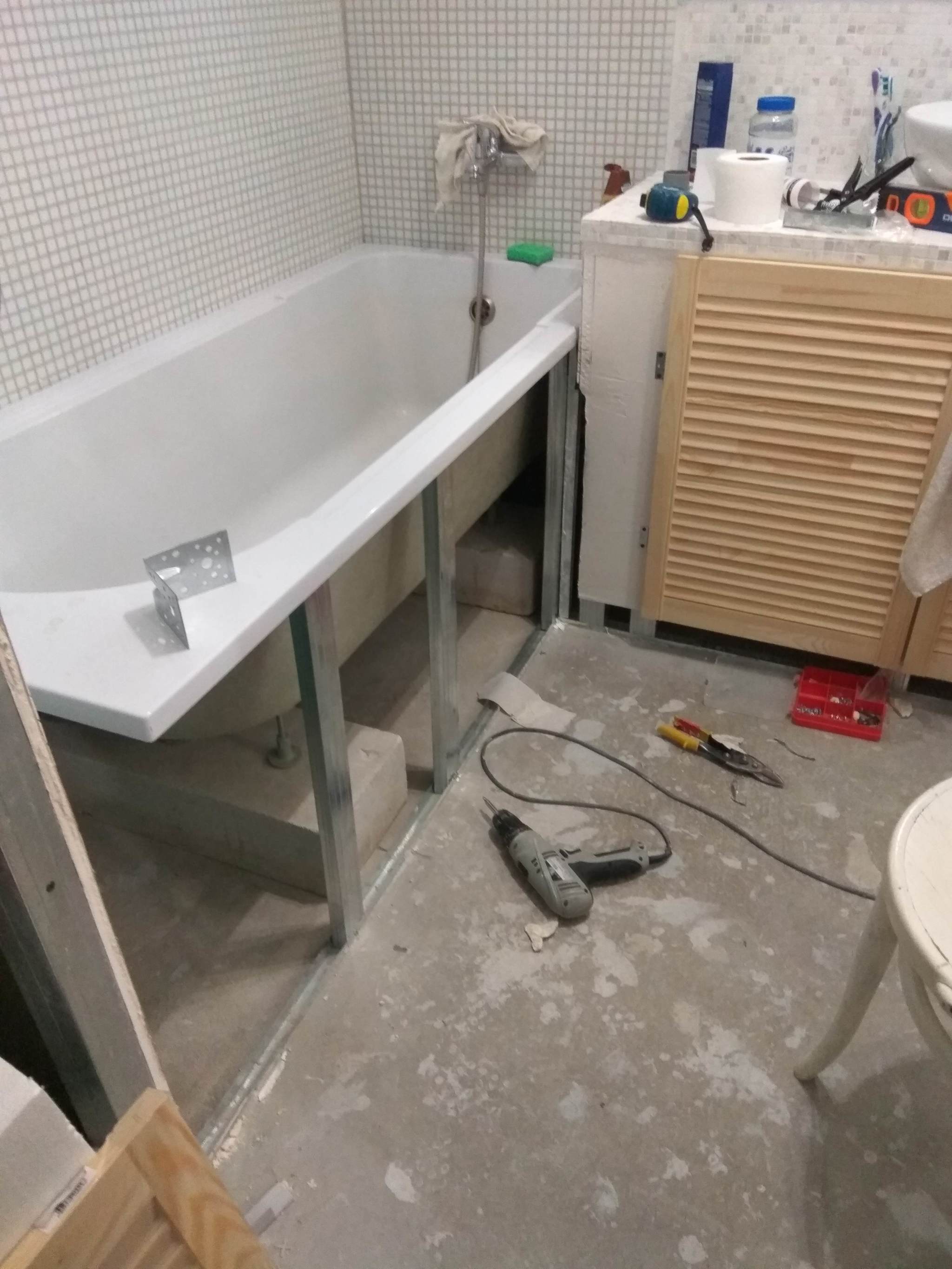 DIY repair part 17 bathroom continued - My, Longpost, With your own hands, Repair