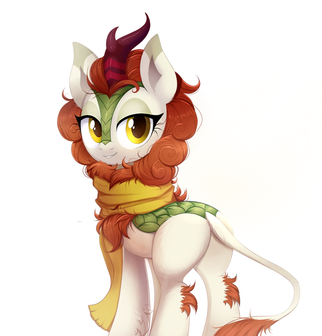 Hairy self-igniting unicorn - My little pony, Autumn blaze, MLP Kirin, Ravensunart