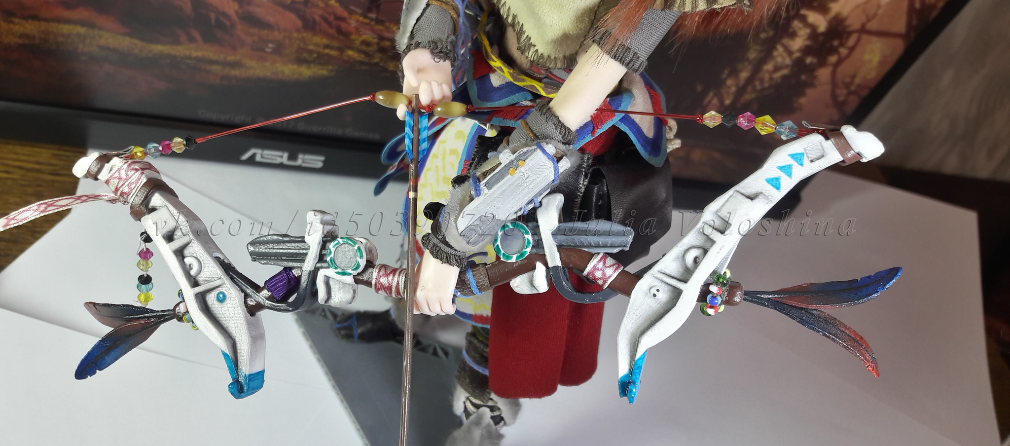 Handmade Aloy Action Figure from Horizon Zero Dawn - My, Handmade, 3D printer, Figurines, With your own hands, Horizon zero dawn, Eloy, Aloy, Games, Longpost