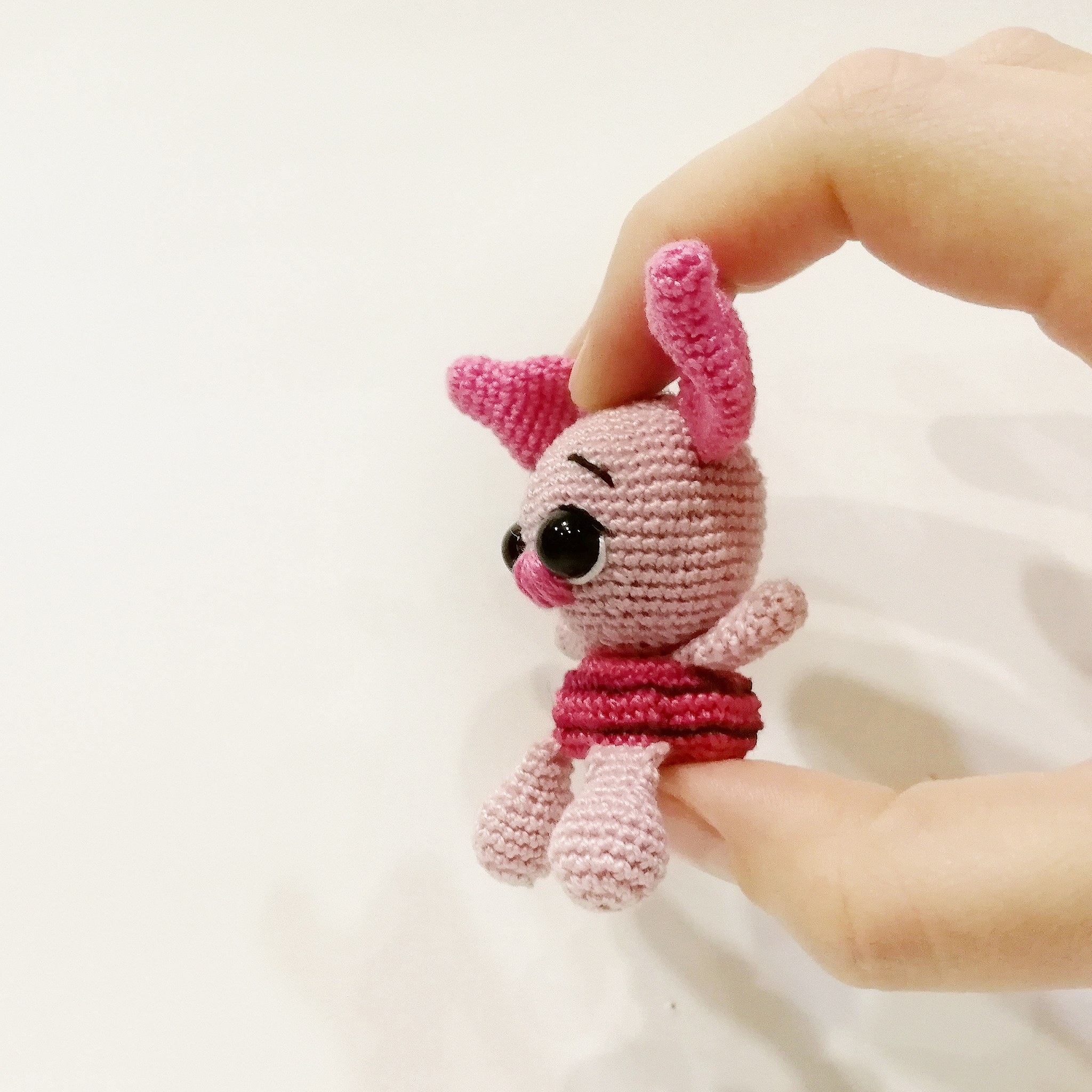 Friday's mine. Piglet - My, Crochet, Toys, With your own hands, Needlework without process, Longpost, Piglet