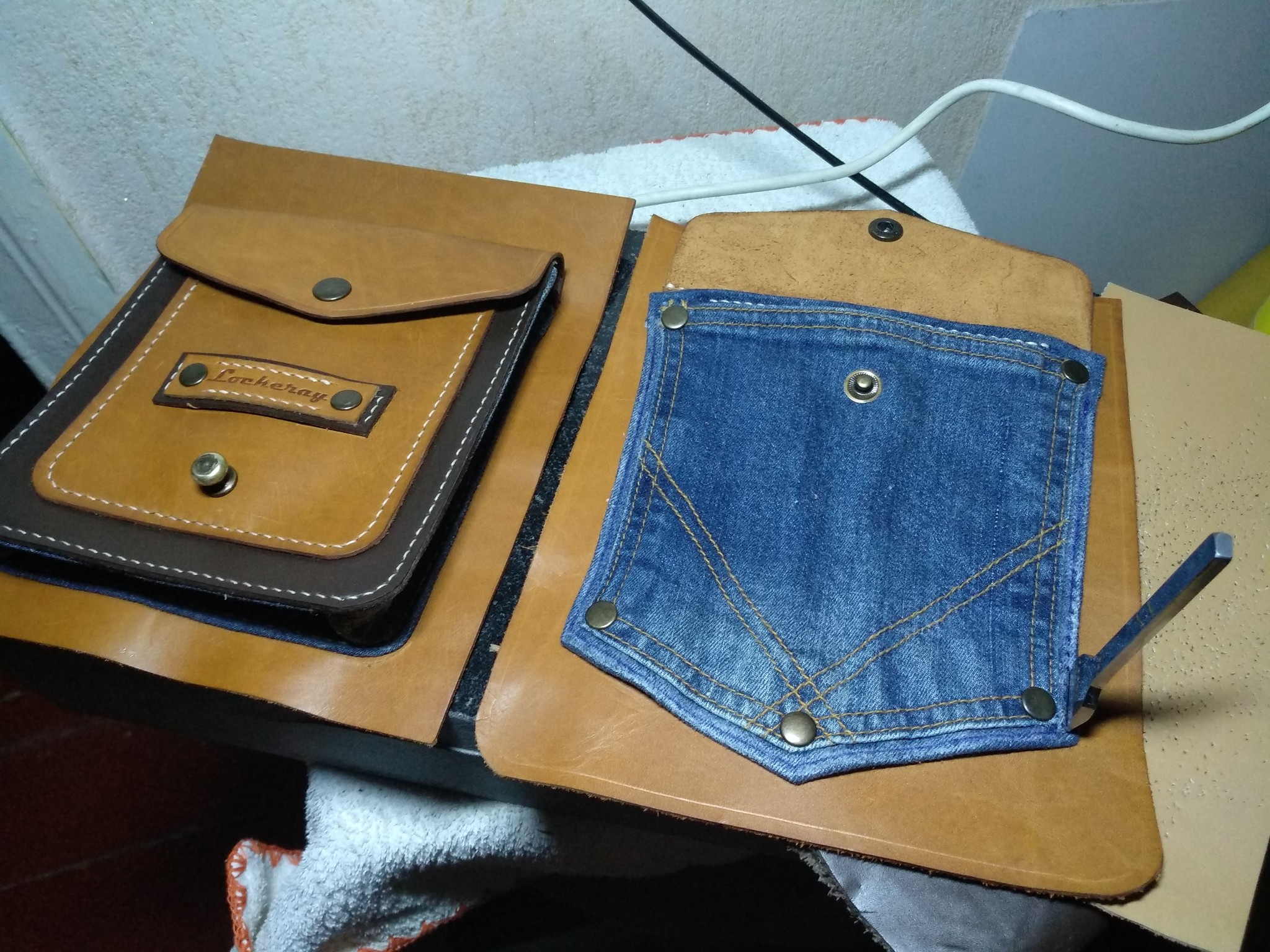 Denim or leather bag. - Leather products, Leather craft, Lockeray, Longpost