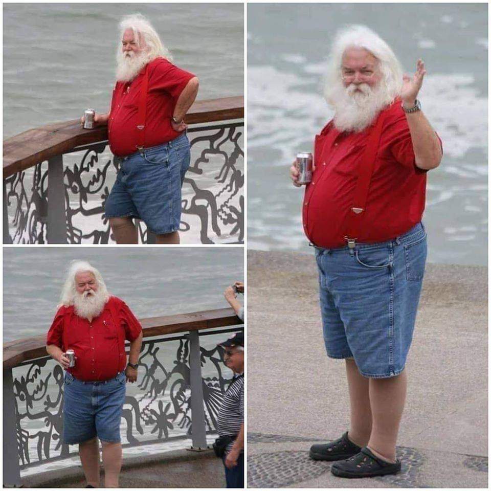 Got burned - Vacation, The photo, Santa Claus