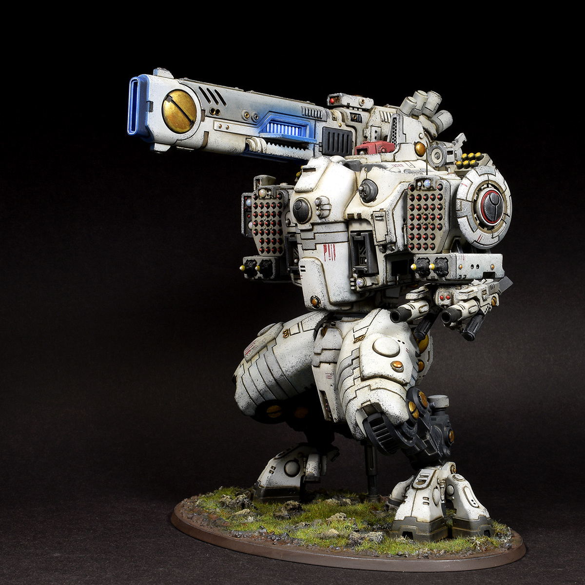 KV128 STORMSURGE, Warhammer 40k | - Моё, Моделизм, Warhammer 40k, Миниатюра, Wh miniatures, Длиннопост, Tau