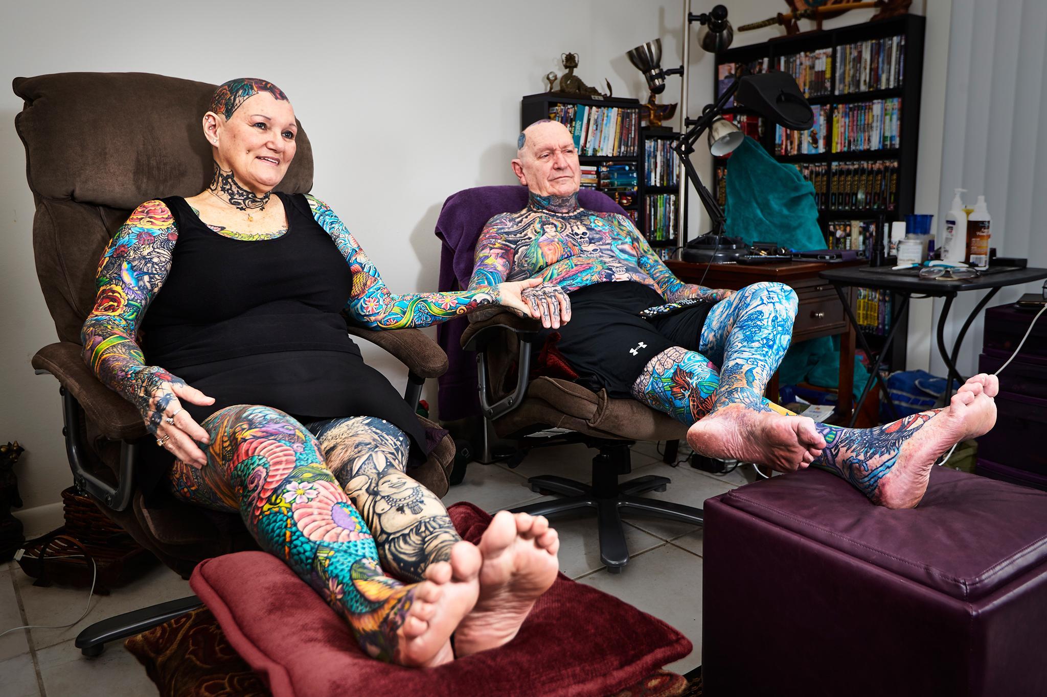 This is not knitting socks for you: grandma gets tattoos at 70 - Tattoo, Grandmother, Longpost