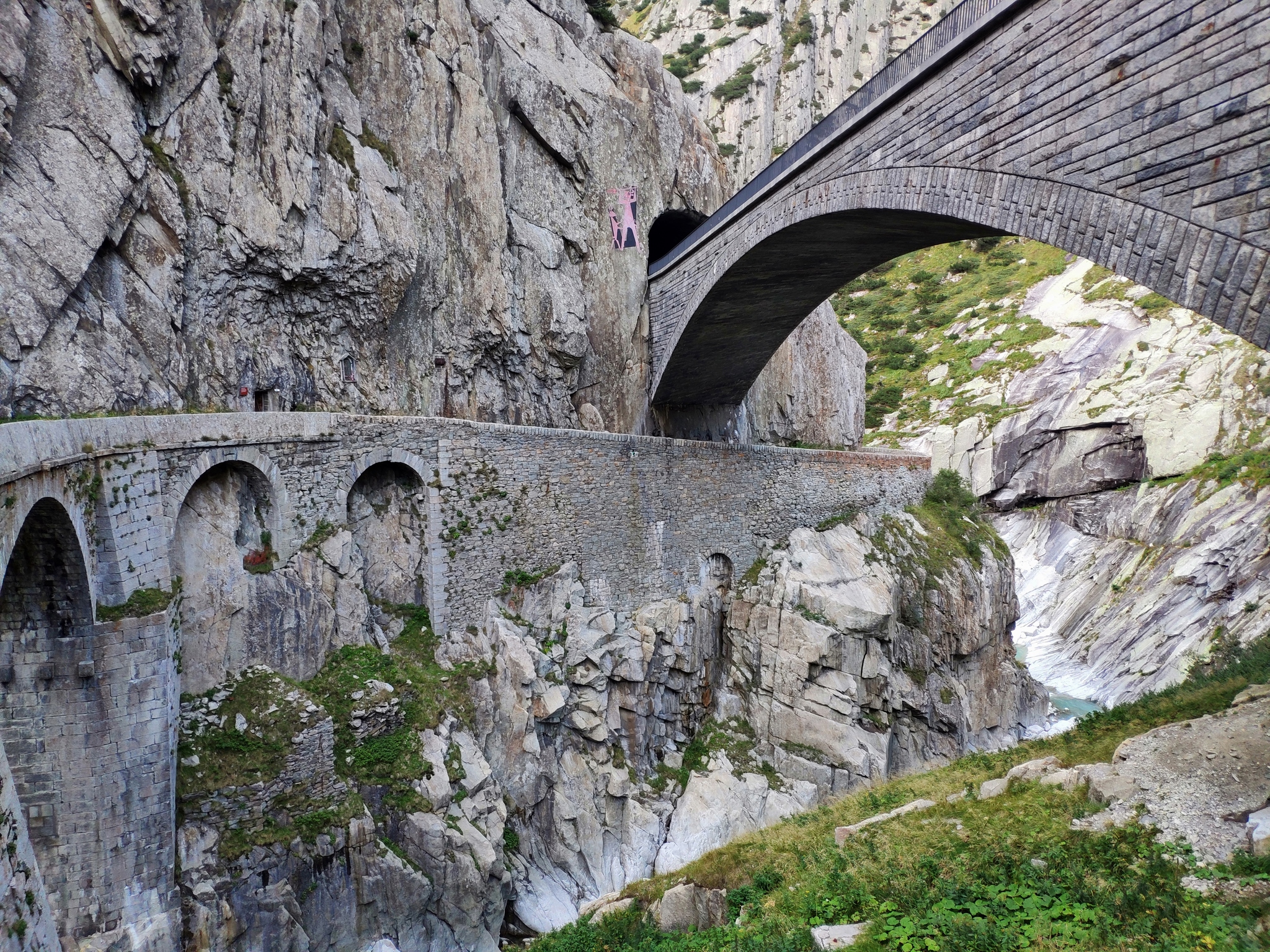 Theofelsbrucke. Damn bridge. - My, Devil's bridge, Suvorov, Switzerland, Longpost