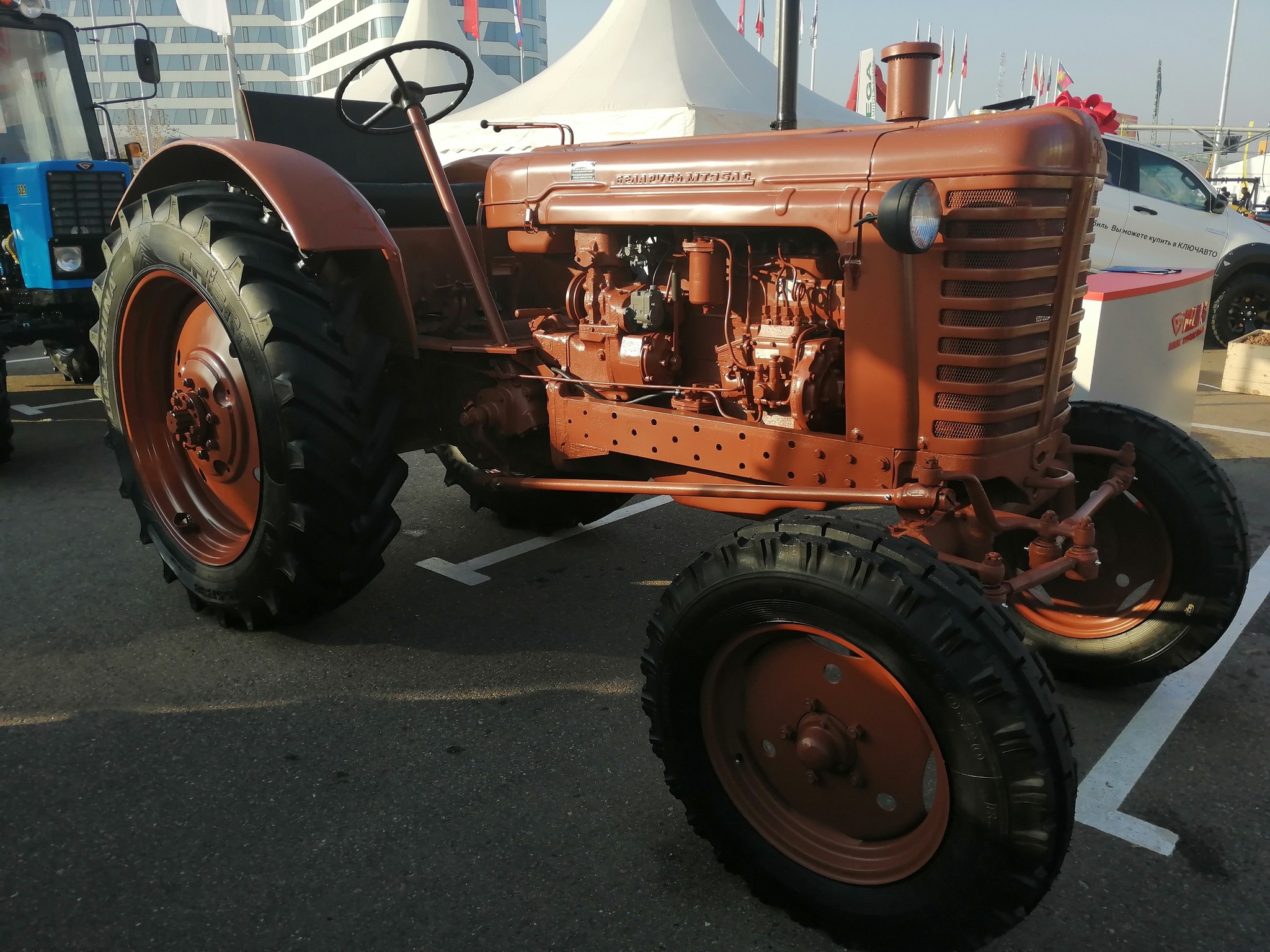 Exhibition YugAgro - 2019 - My, Сельское хозяйство, Agronomy, Technologies, Exhibition, Krasnodar, Tractor, Combine harvester, Video, Longpost