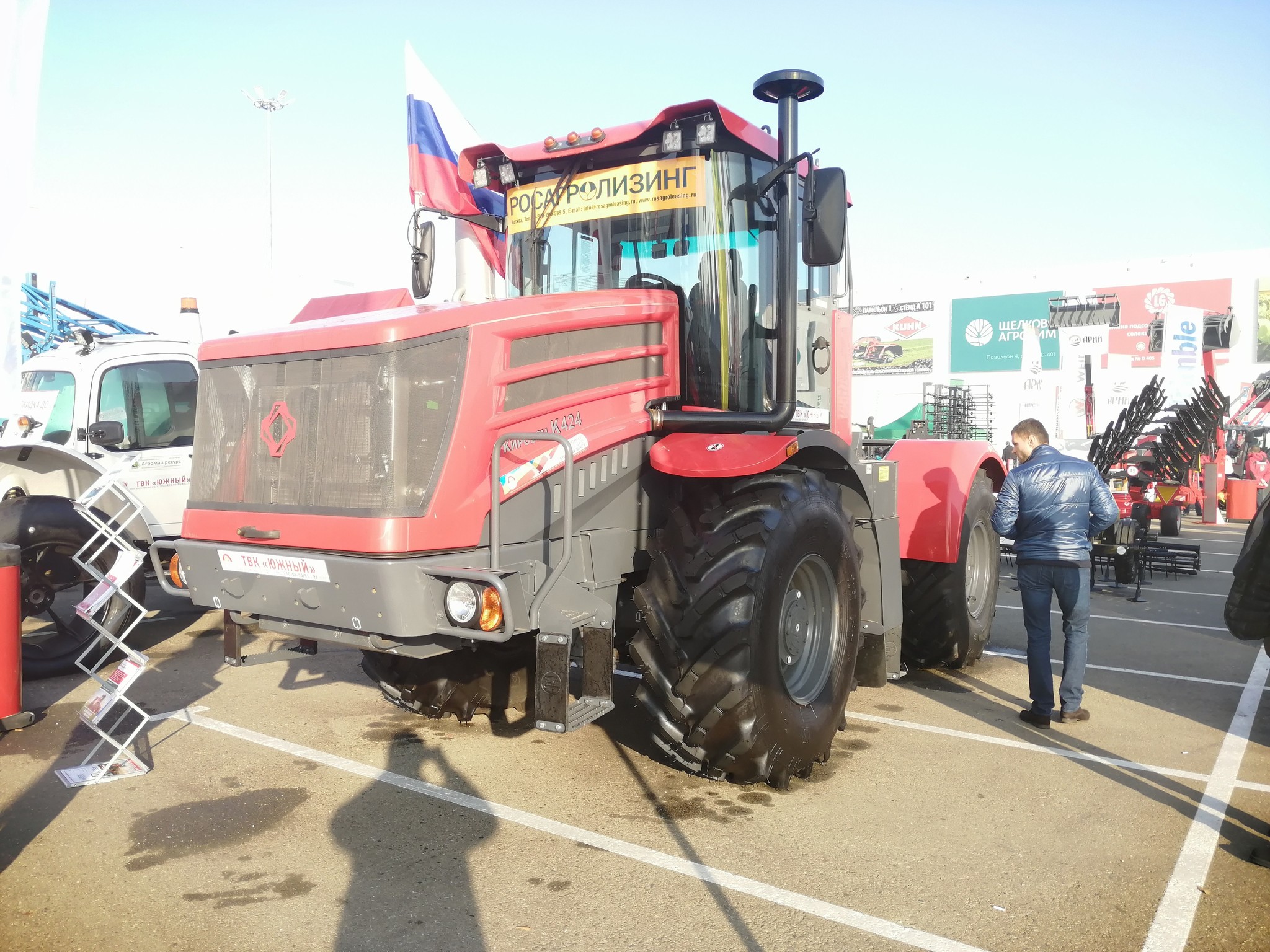 Exhibition YugAgro - 2019 - My, Сельское хозяйство, Agronomy, Technologies, Exhibition, Krasnodar, Tractor, Combine harvester, Video, Longpost