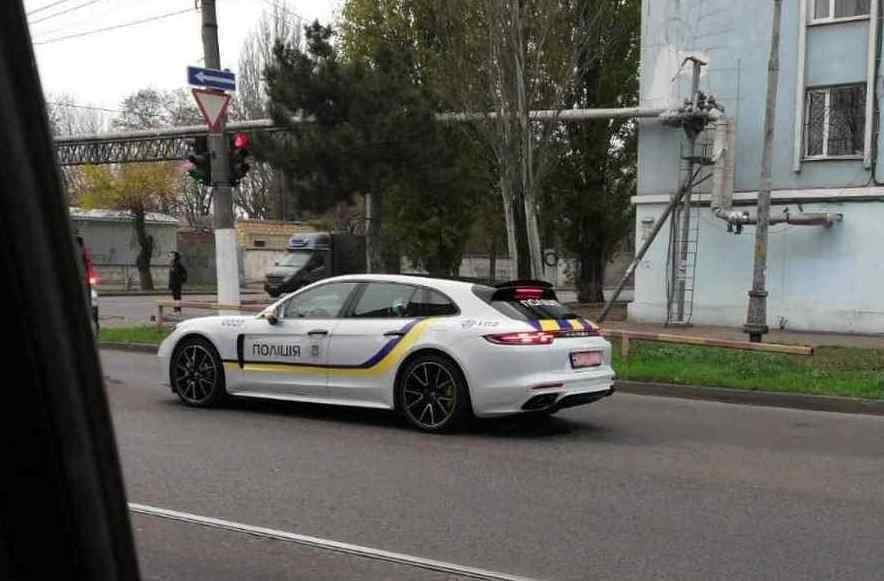 No way, we fined ourselves - Odessa, Police, Porsche Panamera