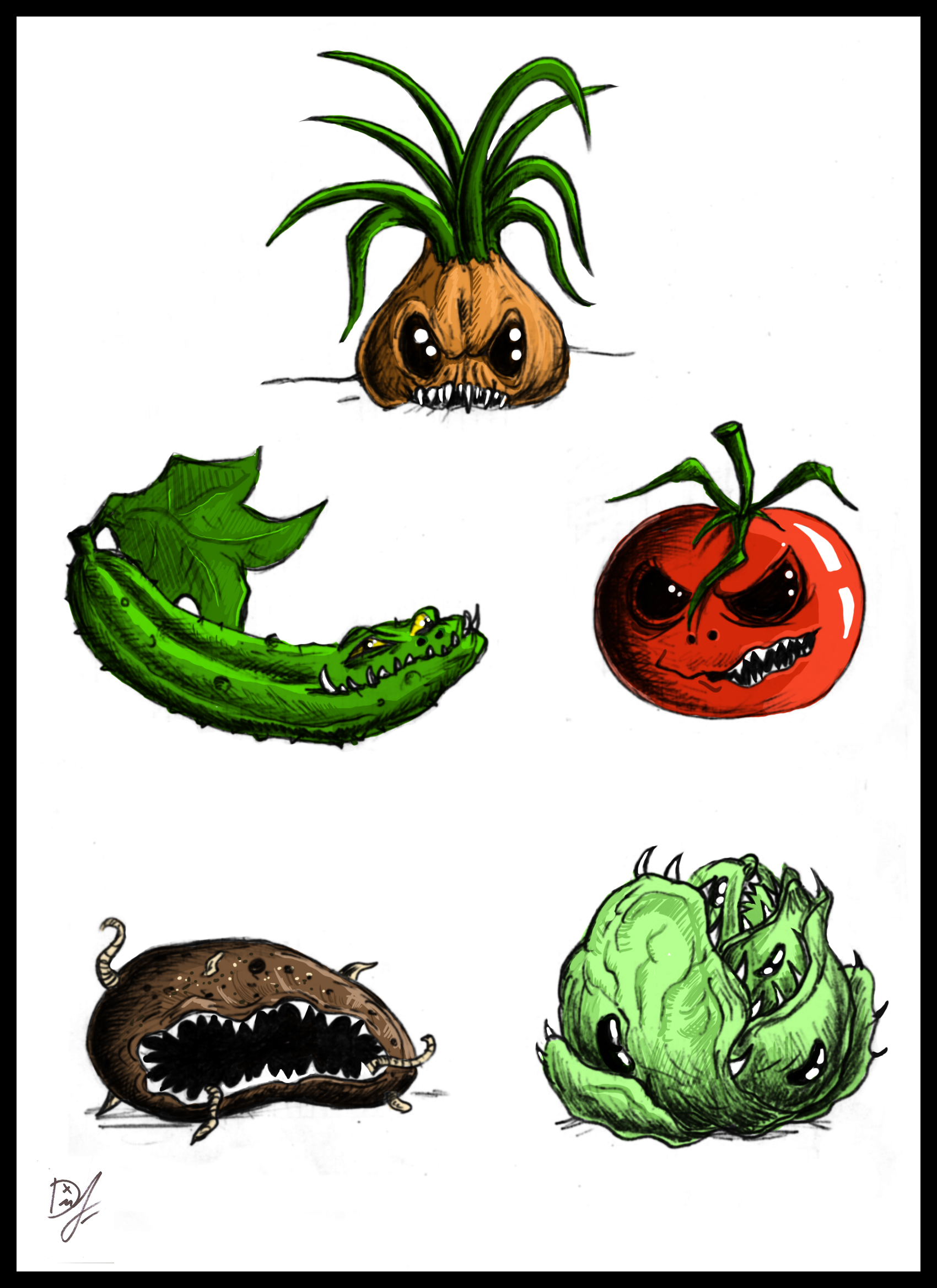 Evil Vegetables | Пикабу