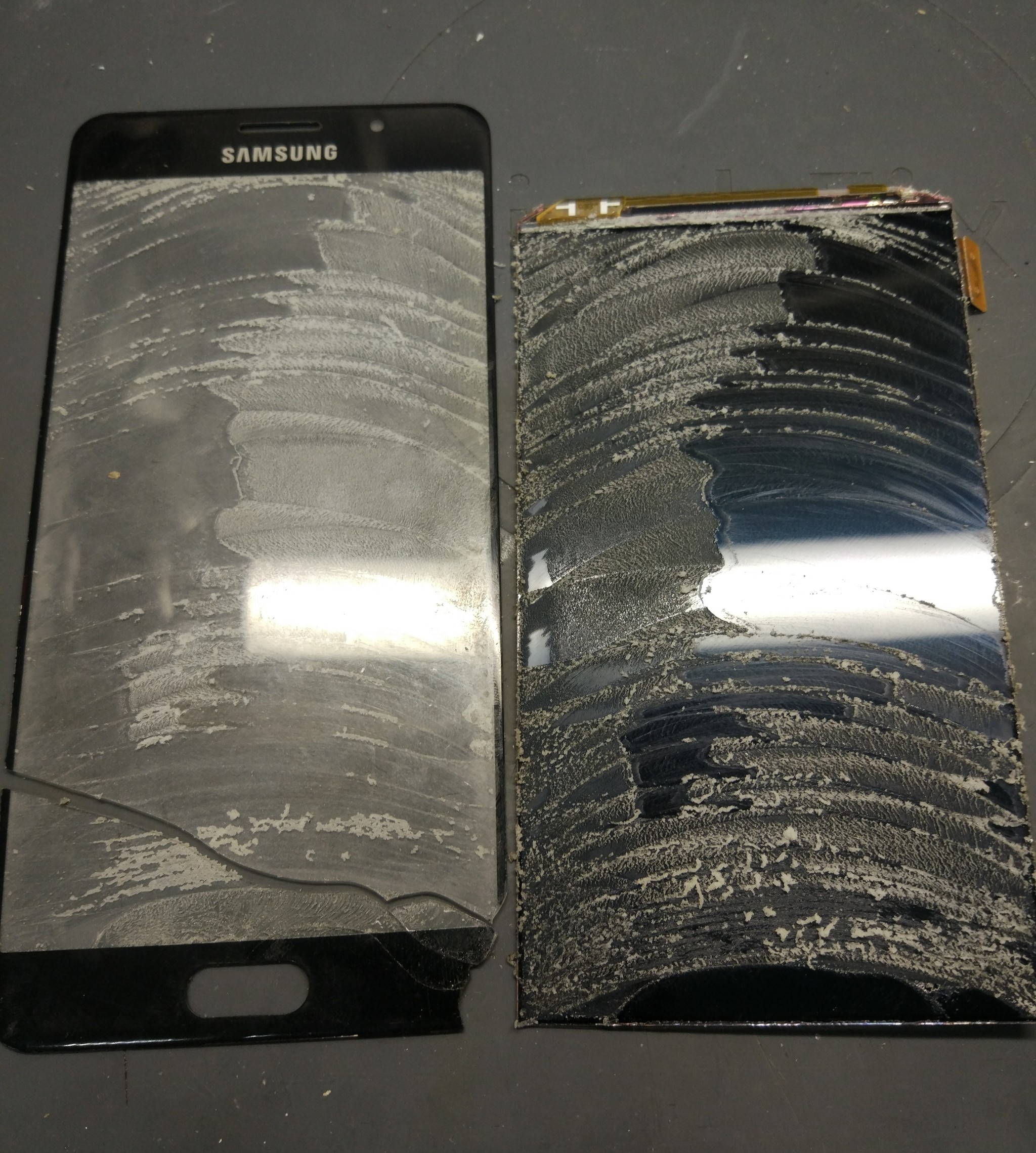 Samsung A510F glass replacement - My, Repair of equipment, Ремонт телефона, Saint Petersburg, Glass replacement, Oca, Samsung Repair, Longpost