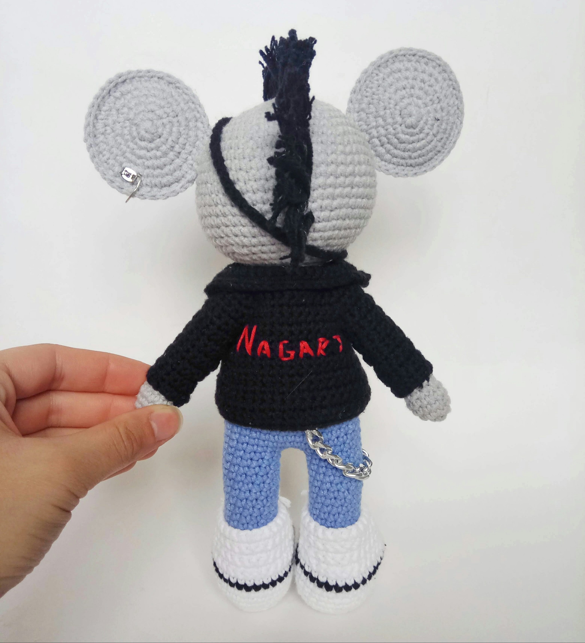 rat - My, Crochet, Knitted toys, Rat, Needlework without process, Amigurumi, Longpost