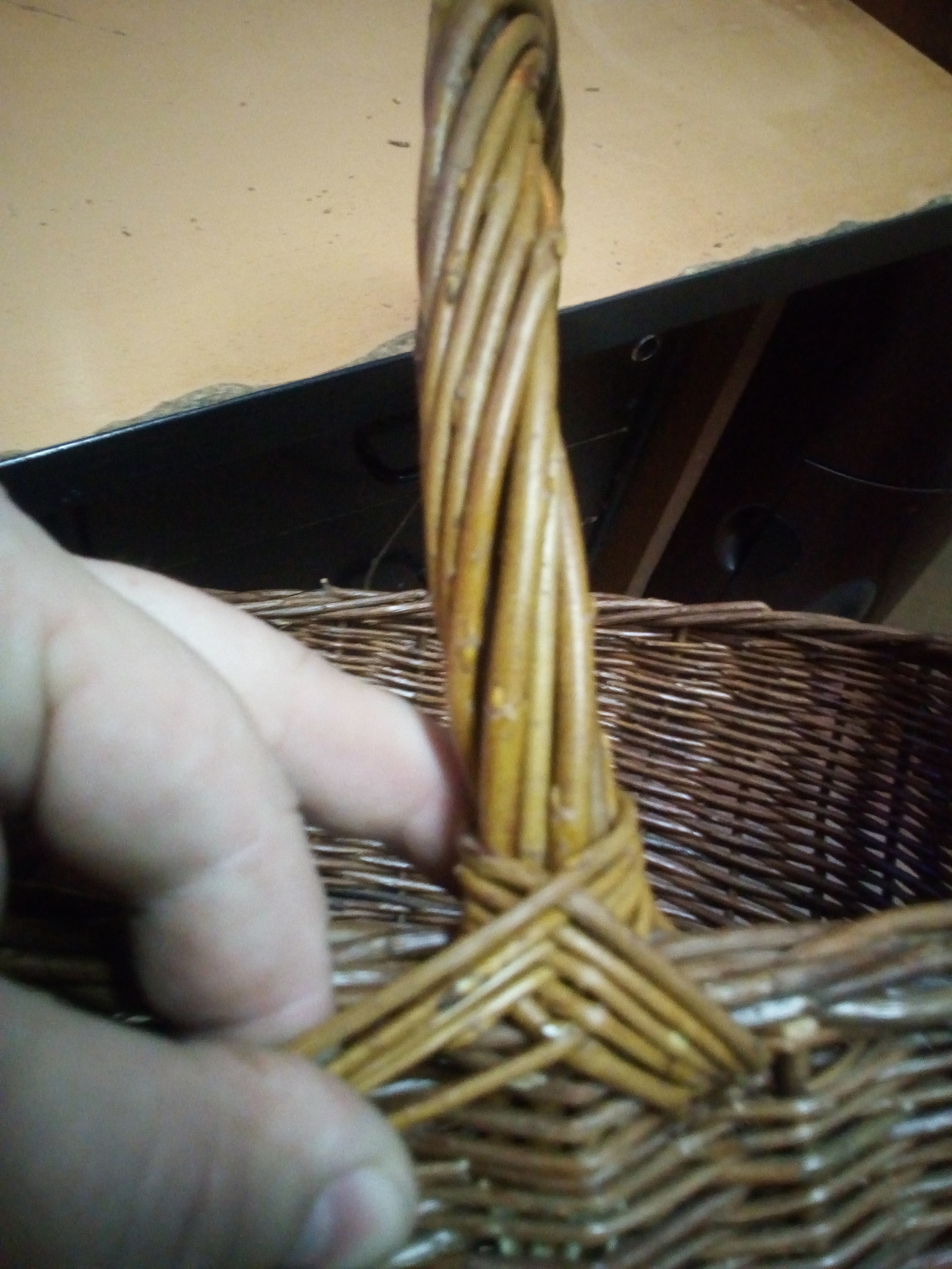 LET'S MAKE A HANDLE! - My, Weaving, Basket, Longpost, Needlework with process, Craft