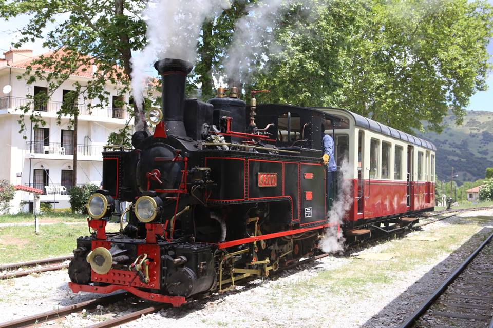 Greek mountain cog railway. - Railway, Gear rail, Greece, Longpost, Video