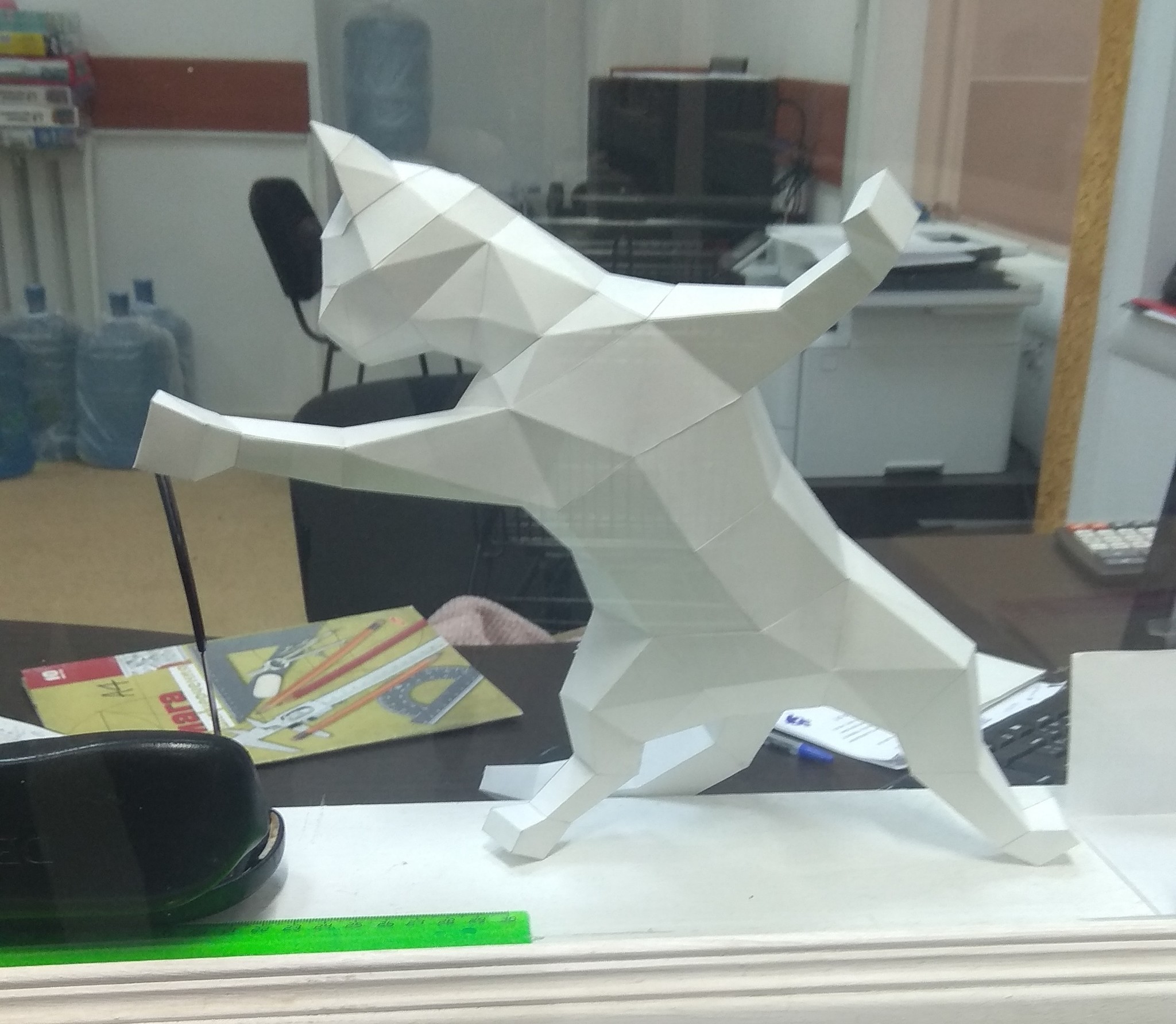 Portion of paper low poly models) - My, Tom clancy's rainbow six siege, Venom, cat, French Bulldog, Papercraft, Direwolf, Game of Thrones, Longpost