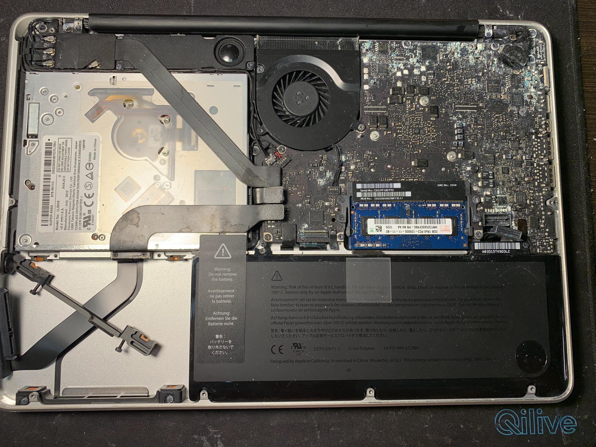 You have never seen such renovations before. MacBook Pro 13 took a swim in the pool. Part 1 - My, Repair of equipment, Zalitik, Macbook, Soldering, Mat, Video, Longpost