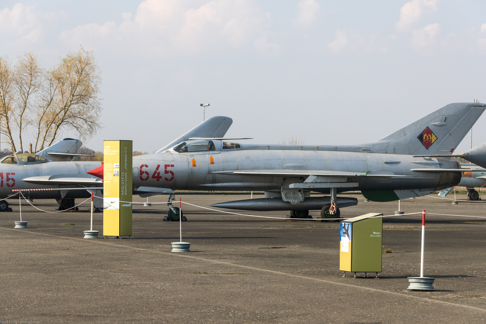 MIG-21F-13. German exhibit. - GDR, MiG-21F-13, Longpost