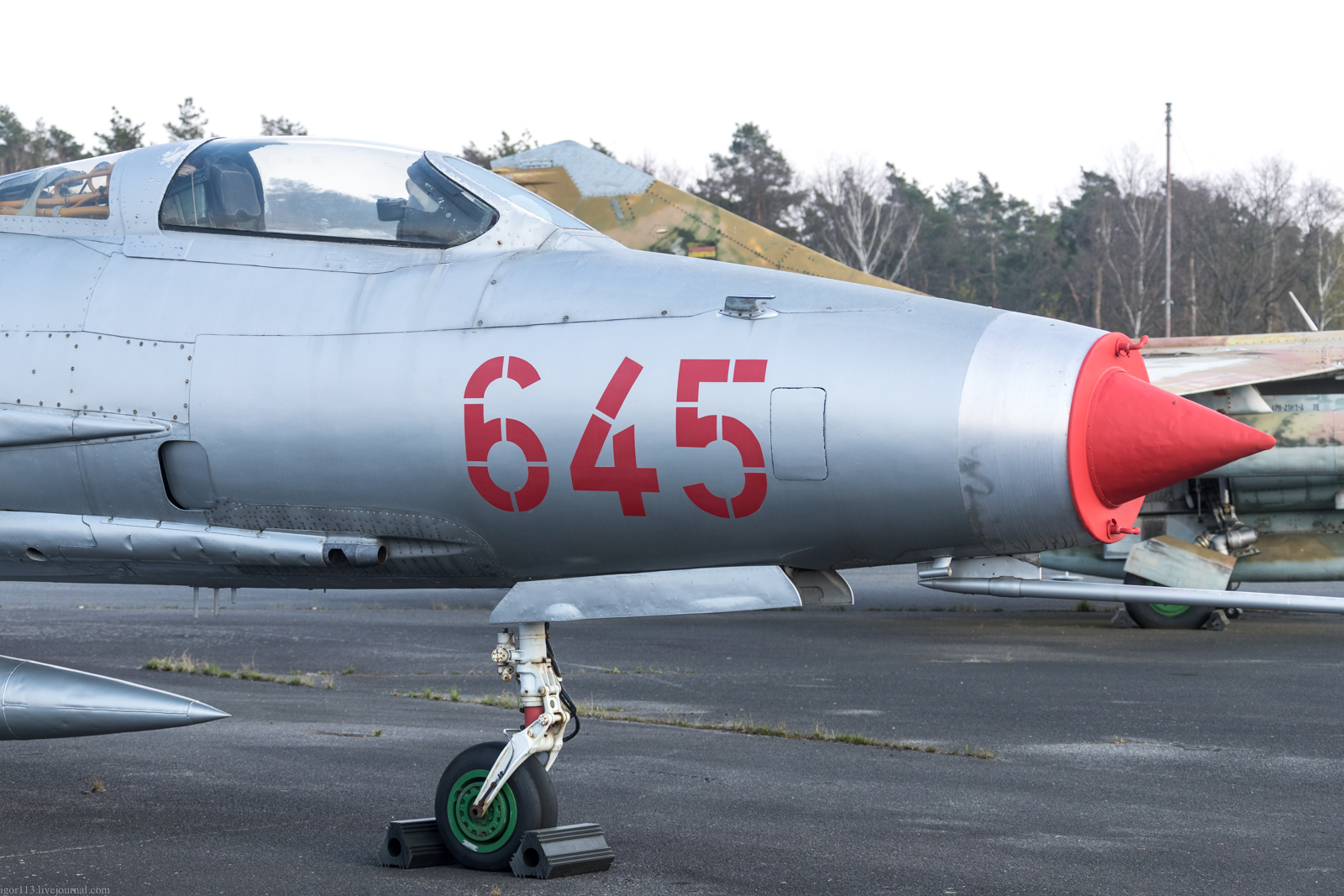 MIG-21F-13. German exhibit. - GDR, MiG-21F-13, Longpost