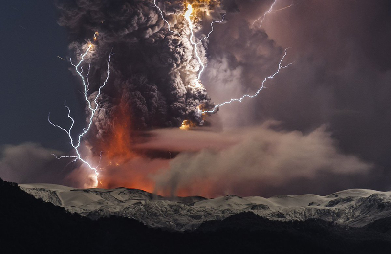 Chilean freelance photographer Francisco Negroni - The photo, Photographer, Nature, Longpost, Pueue volcano