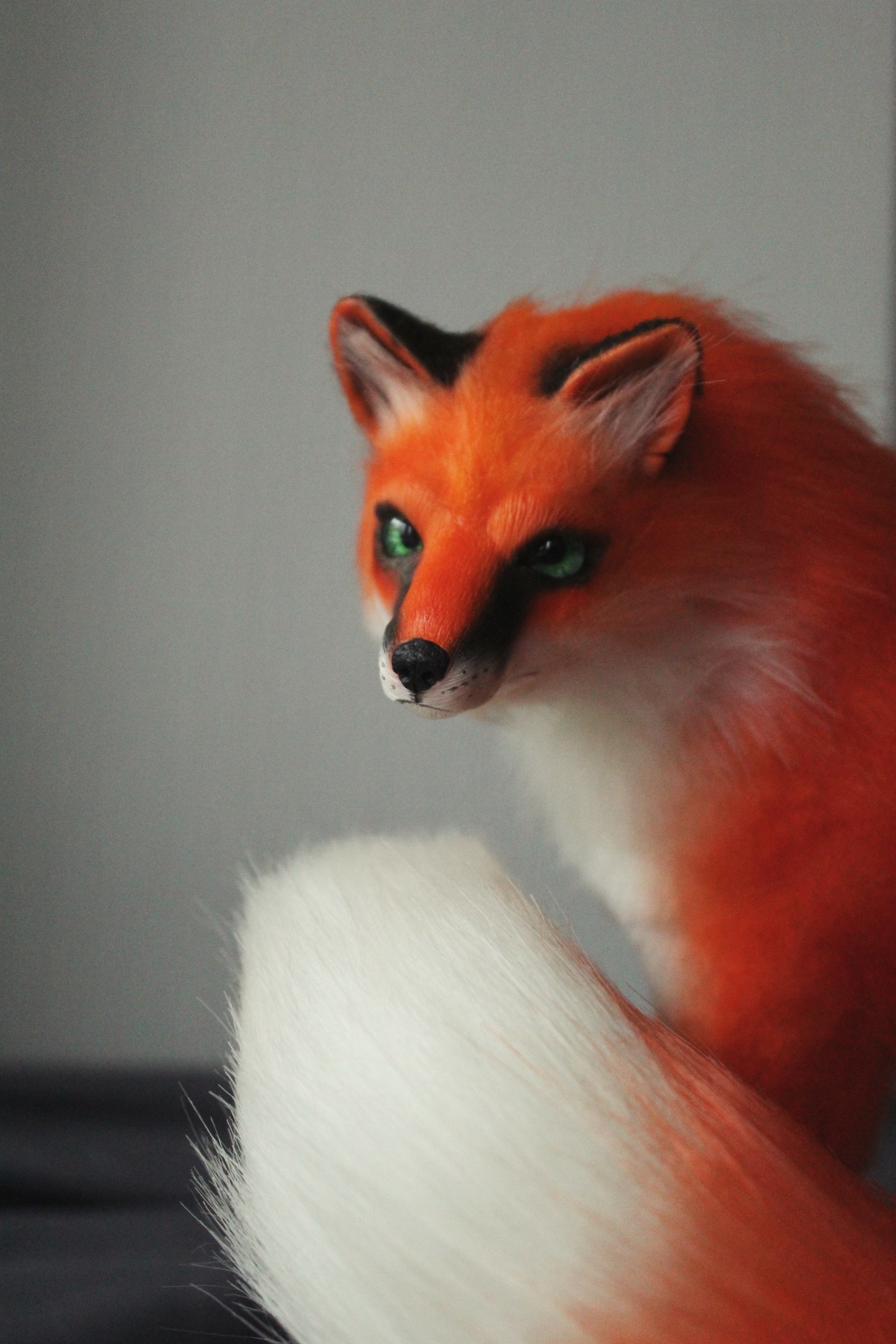 Two tails - My, Fox, Japan, Polymer clay, Saint Petersburg, Art, With your own hands, Needlework without process, Longpost