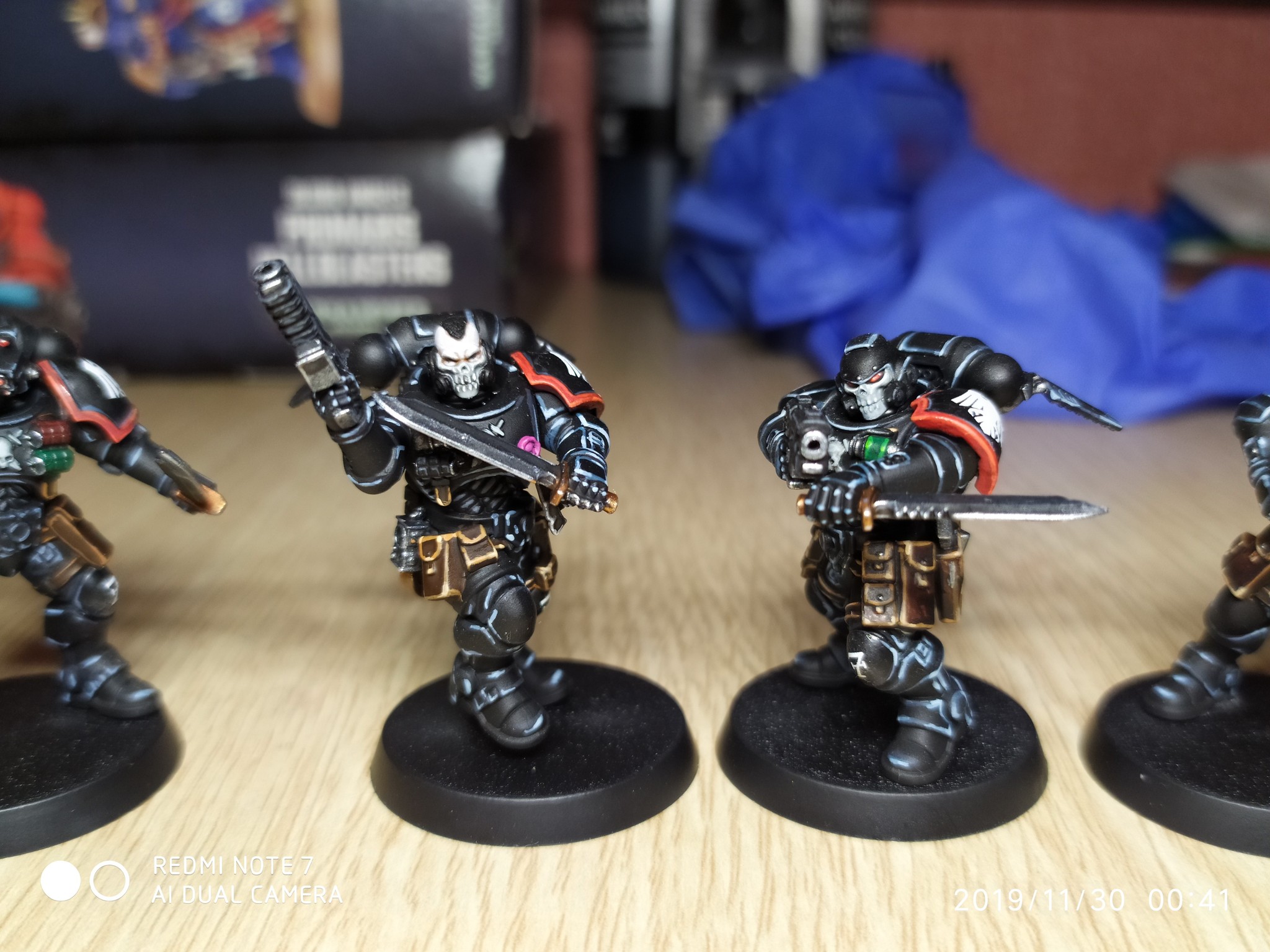 Raven Guard - My, Warhammer 40k, Raven guard, Wh miniatures, Wh painting, Hobby, Attempt at writing, Longpost